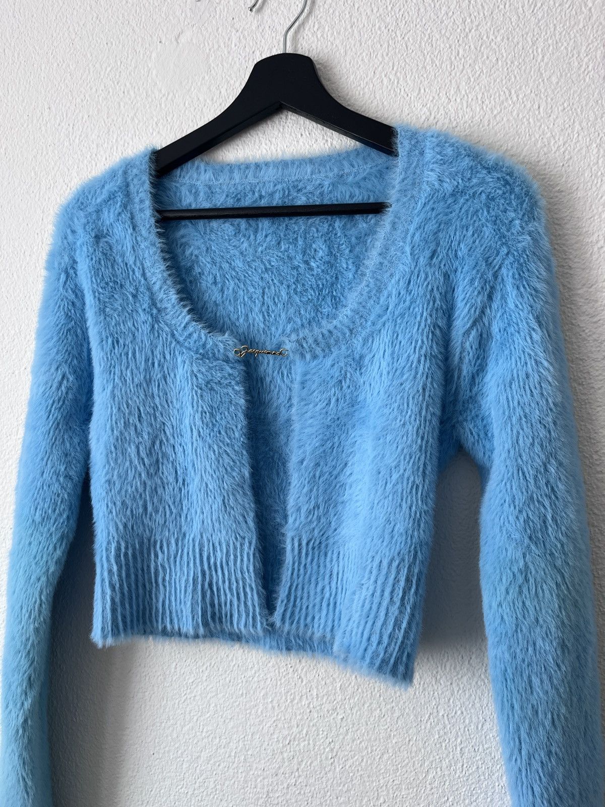 Jacquemus Jacquemus La Maille Neve Long Sleeve Cropped Cardigan 40 Size M / US 6-8 / IT 42-44 - 5 Thumbnail