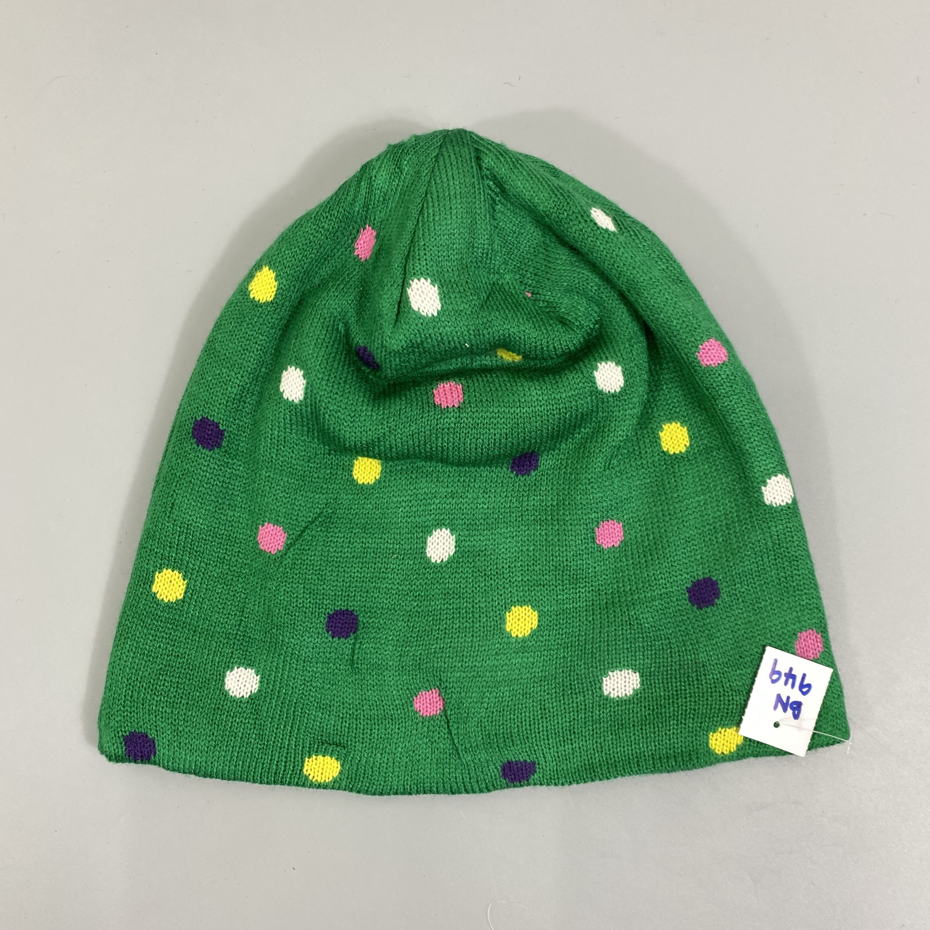Japanese Brand Slouchy Snow Cap Beanie With Multicolor Dots -BN949 Size ONE SIZE - 5 Thumbnail