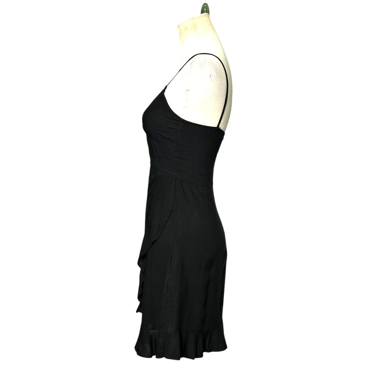 H&M H&M black ruffle summer mini dress size 0 Size XS / US 0-2 / IT 36-38 - 8 Thumbnail