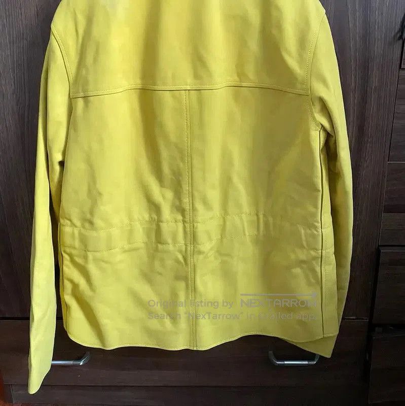 Dior Dior Yellow Leather Men's Long Sleeve Jacket . Size US S / EU 44-46 / 1 - 7 Thumbnail