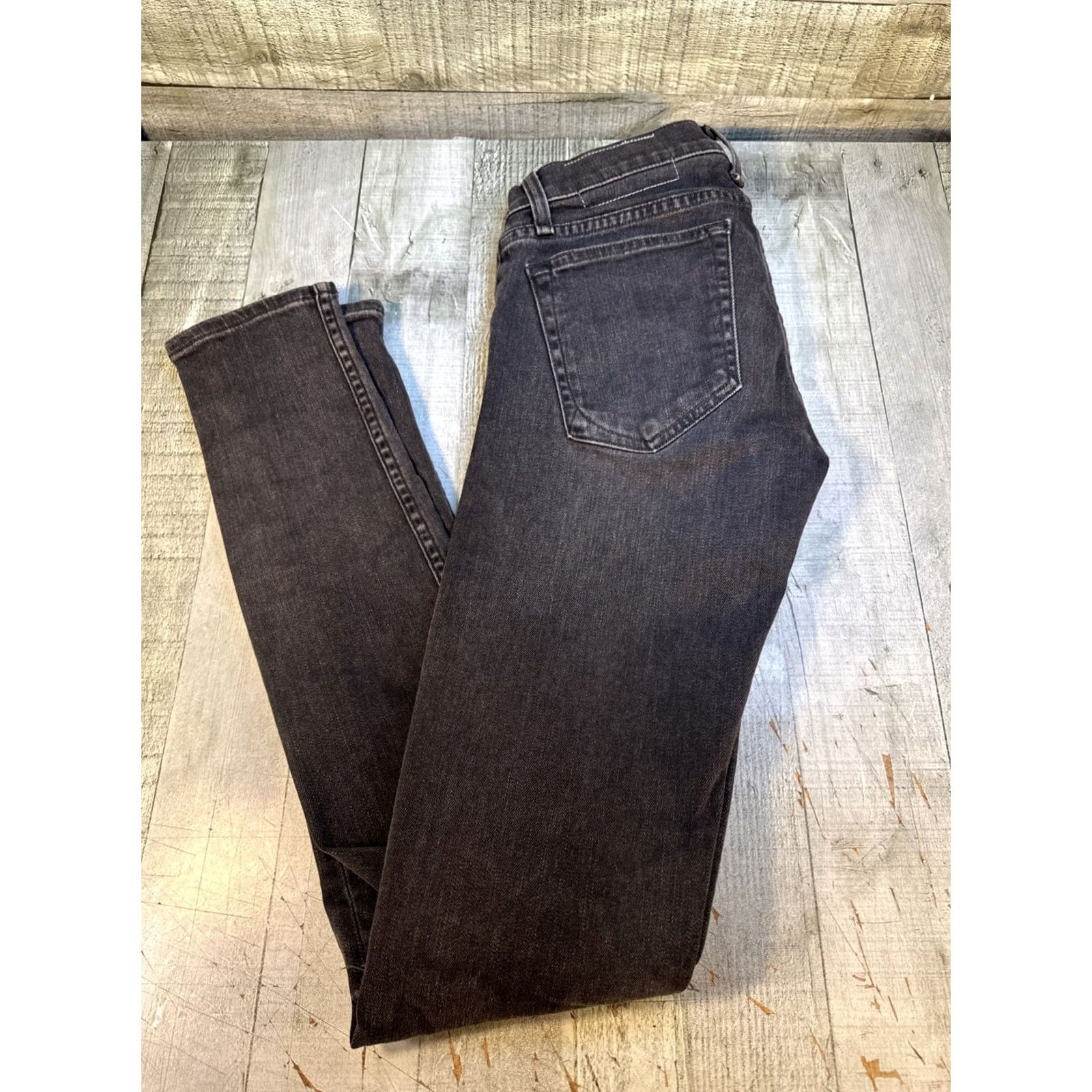 Rag & Bone Rag & Bone Jeans Mens 28x34 Dark Grey Denim Skinny Leg Button Fly 5-Pocket Slim Fit Regular Size Type Jeans Mens Size US 28 / EU 44 - 3 Thumbnail