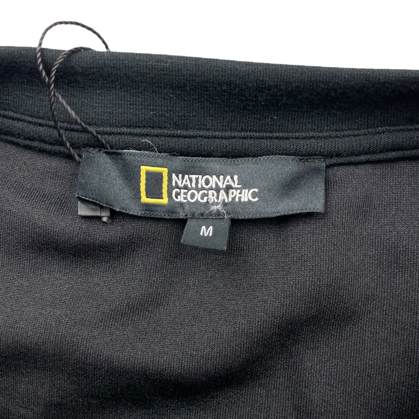 Vintage NEW 2022 National Geographic x Boyner Men's Pullover Sweatshirt Black Medium Size US M / EU 48-50 / 2 - 3 Thumbnail