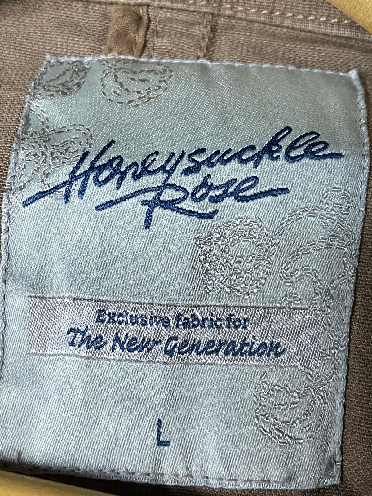 Japanese Brand Vintage Honeysuckle Rose Belted Trench Coat (166) Size L / US 10 / IT 46 - 8 Thumbnail