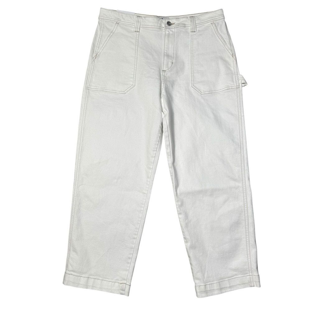 Joe's NWT New Joe's The Relaxed Carpenter Pants Jeans In White Si Size 32" / US 10 / IT 46 - 2 Thumbnail