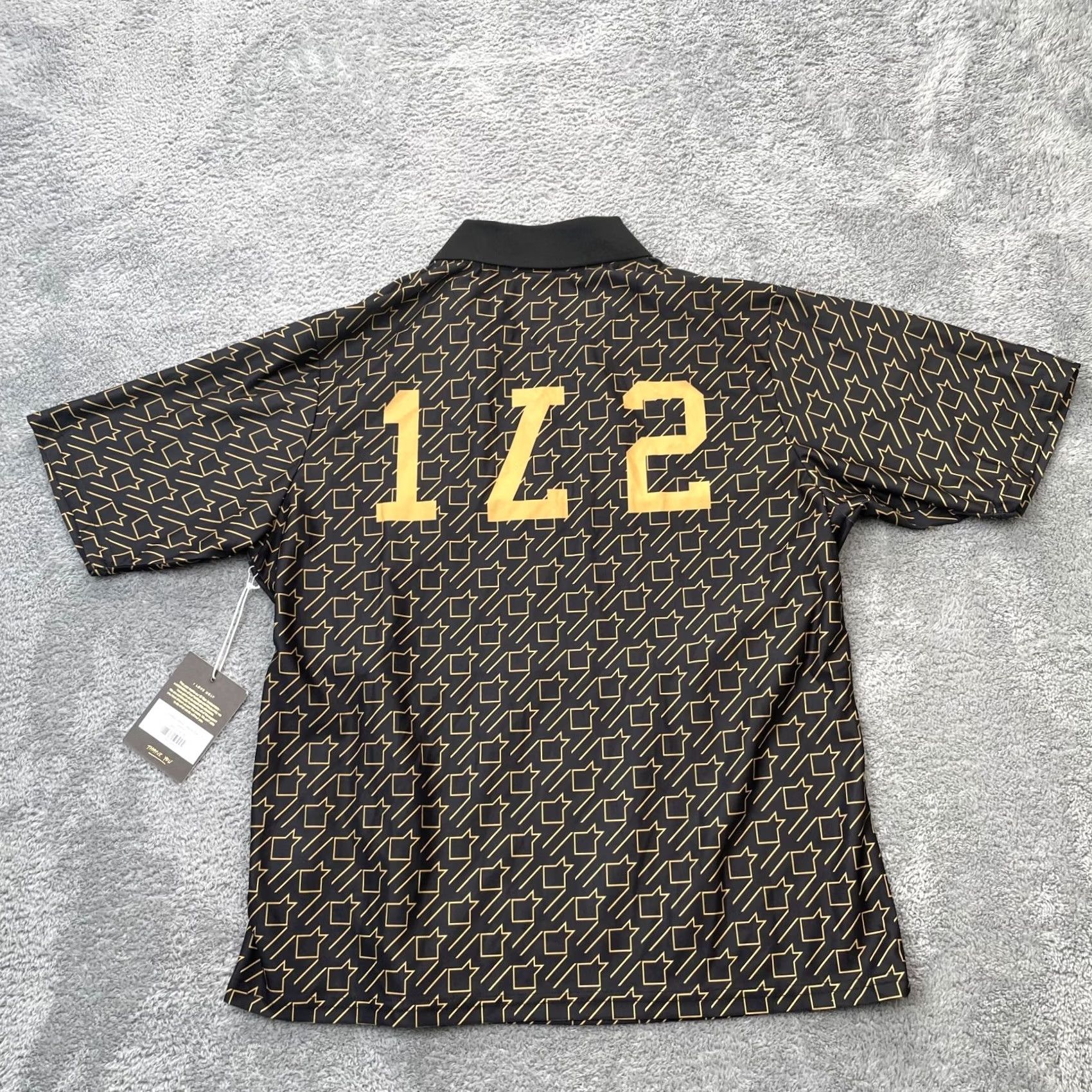 I Love Ugly I Love Ugly Polo Shirt Mens Large Black Embroidered Logo Geometric Short Sleeve Casual Collar Shirt Polo Size US L / EU 52-54 / 3 - 2 Thumbnail