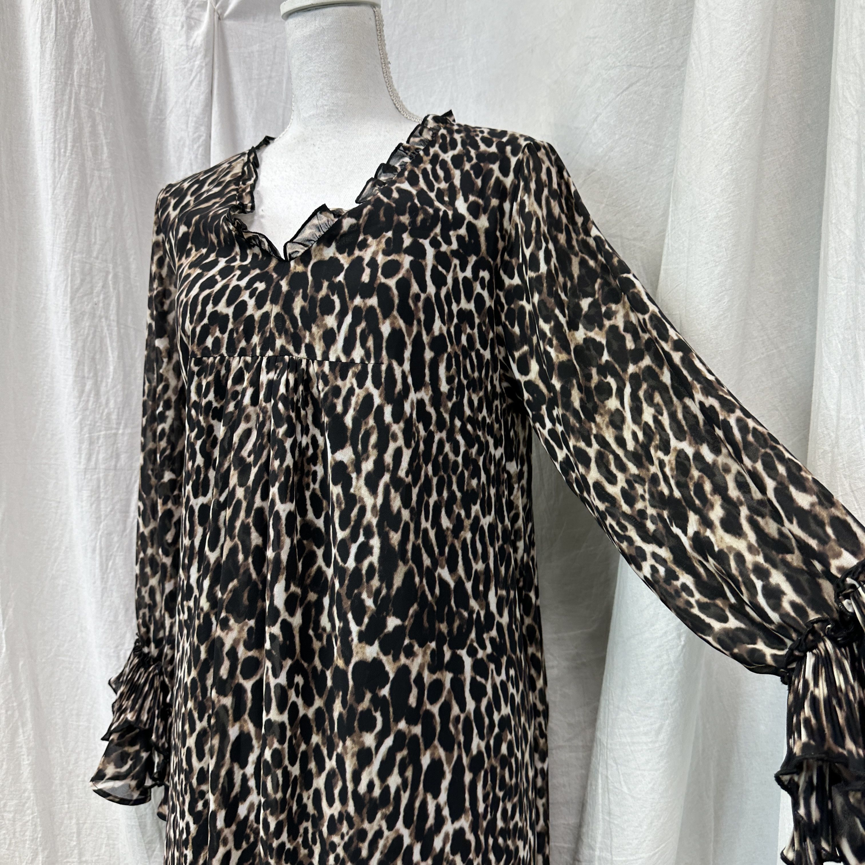 True Religion Vintage Avant Garde Cheetah True Religion Dress Y2K Size M / US 6-8 / IT 42-44 - 6 Thumbnail