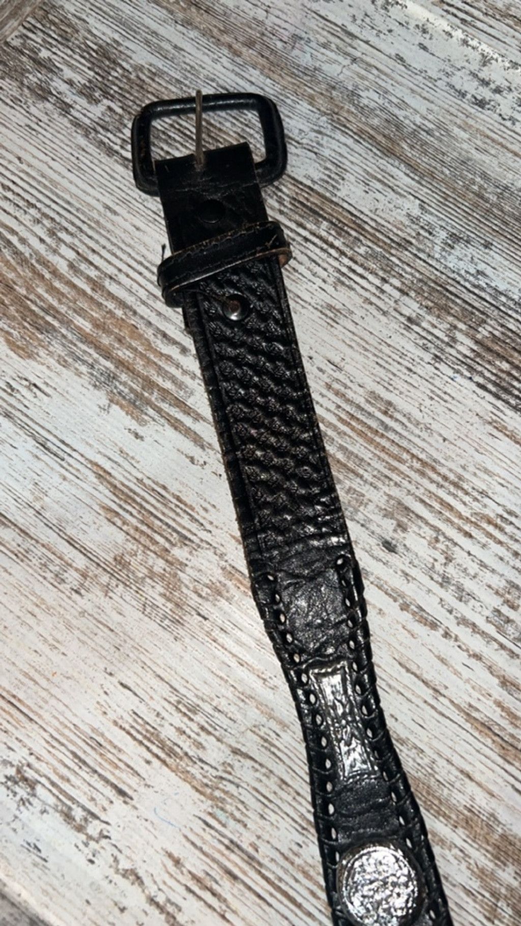 The Unbranded Brand Women's Unbranded Black Silver Concho Western Belt One Size Size ONE SIZE - 2 Thumbnail