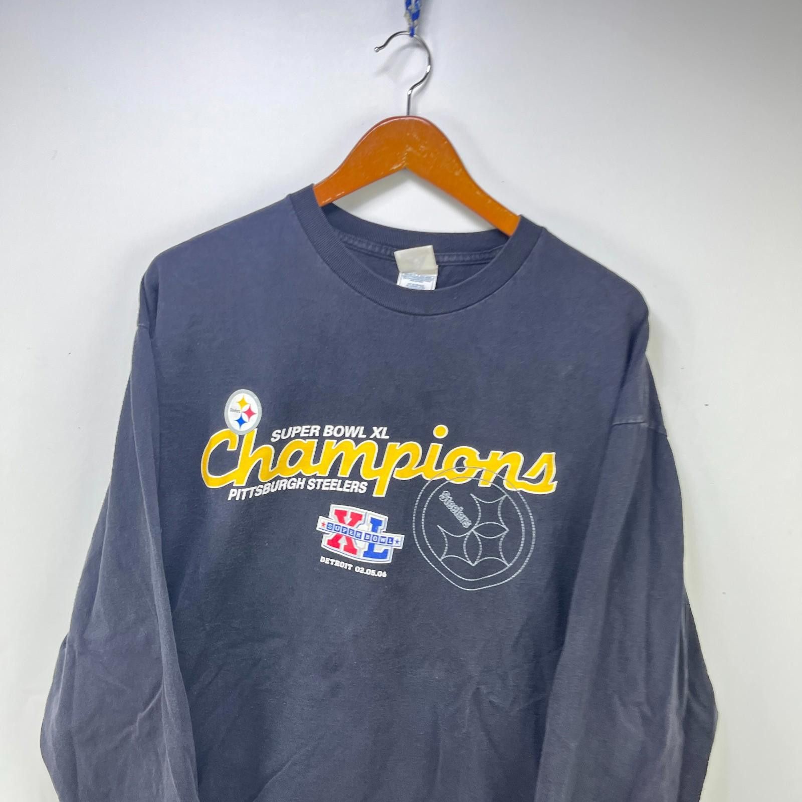 Other Vintage Pittsburgh Steelers Champions LS Shirt XL Size ONE SIZE - 2 Thumbnail