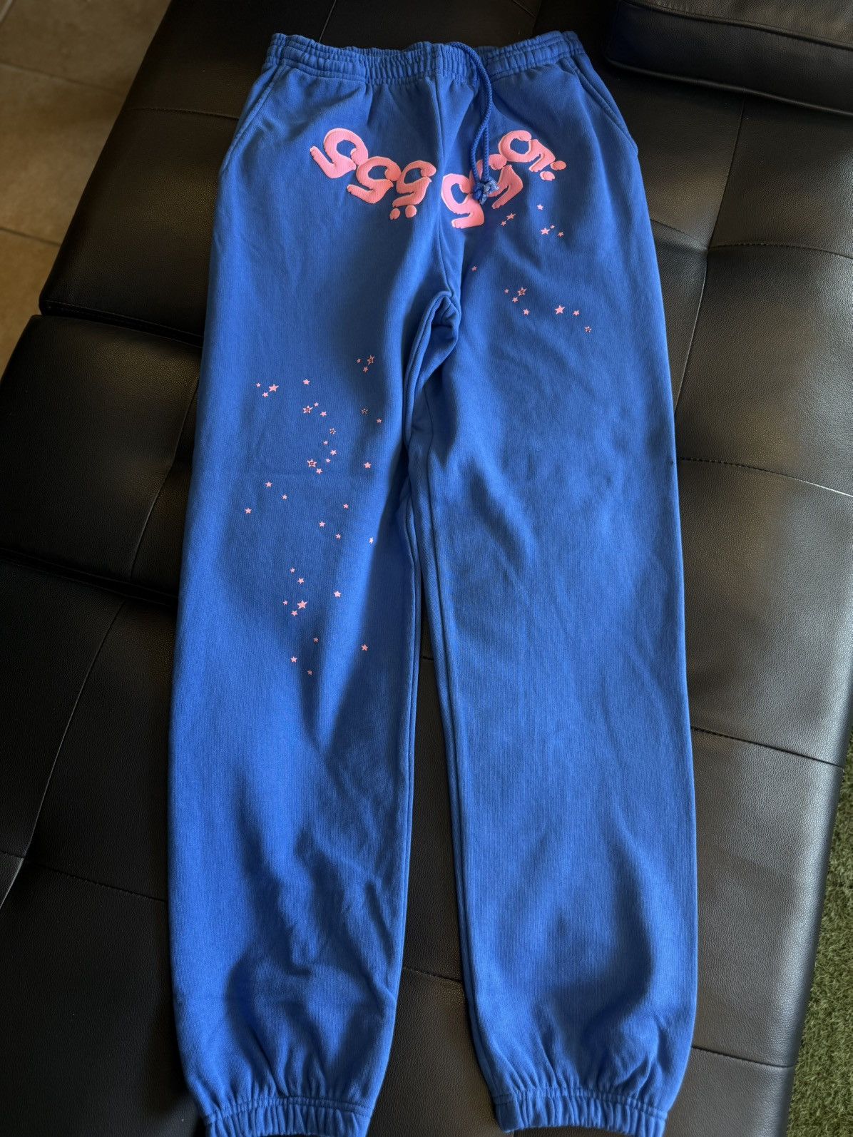 Sp5der Sp5der Worldwide Pink Blue Sweatpants Size M (NEW) Size US 30 / EU 46 - 1 Thumbnail