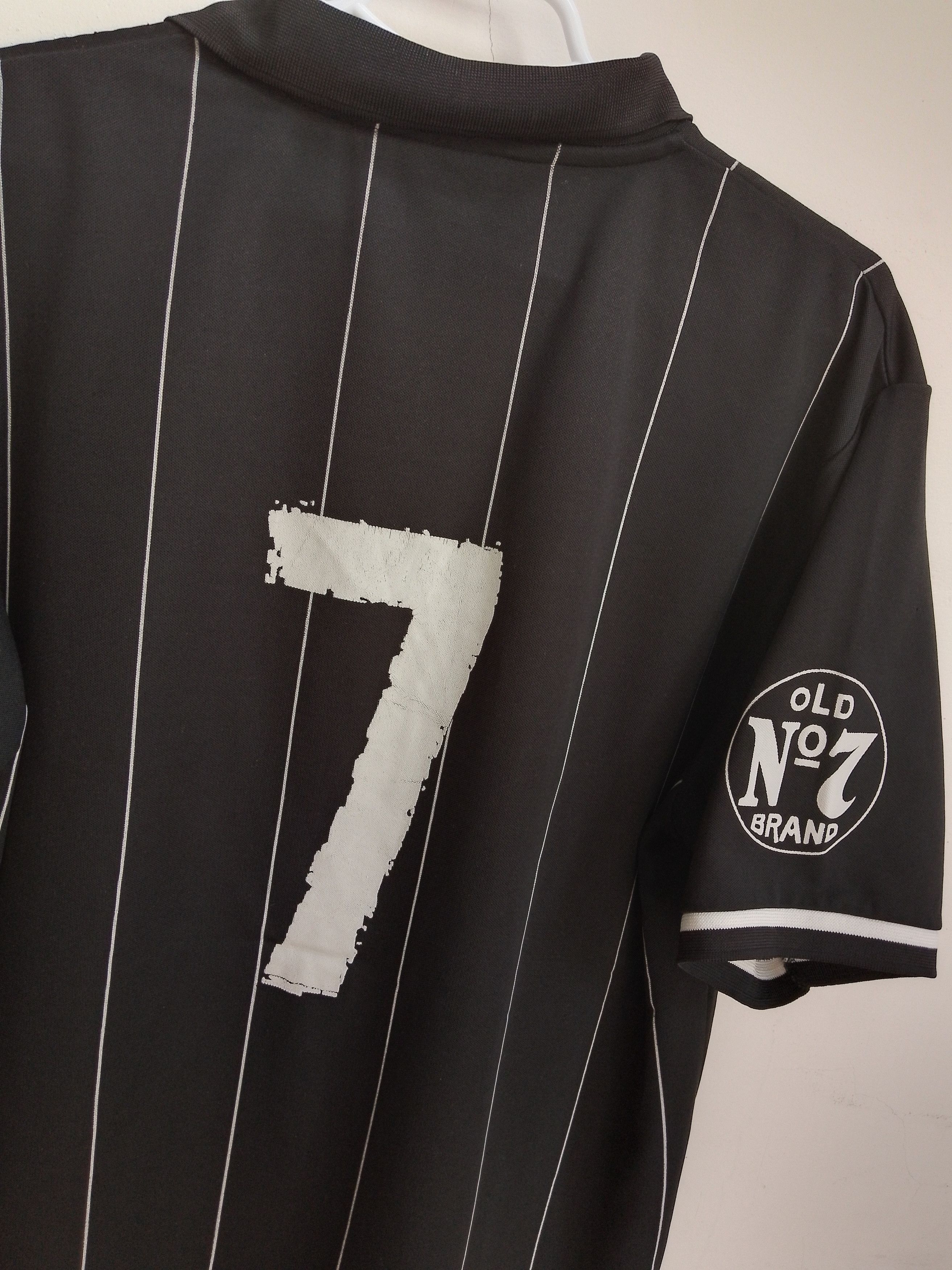 Vintage Jack Daniels Lynchburg Pinstripes Soccer Jersey Size US XL / EU 56 / 4 - 5 Thumbnail