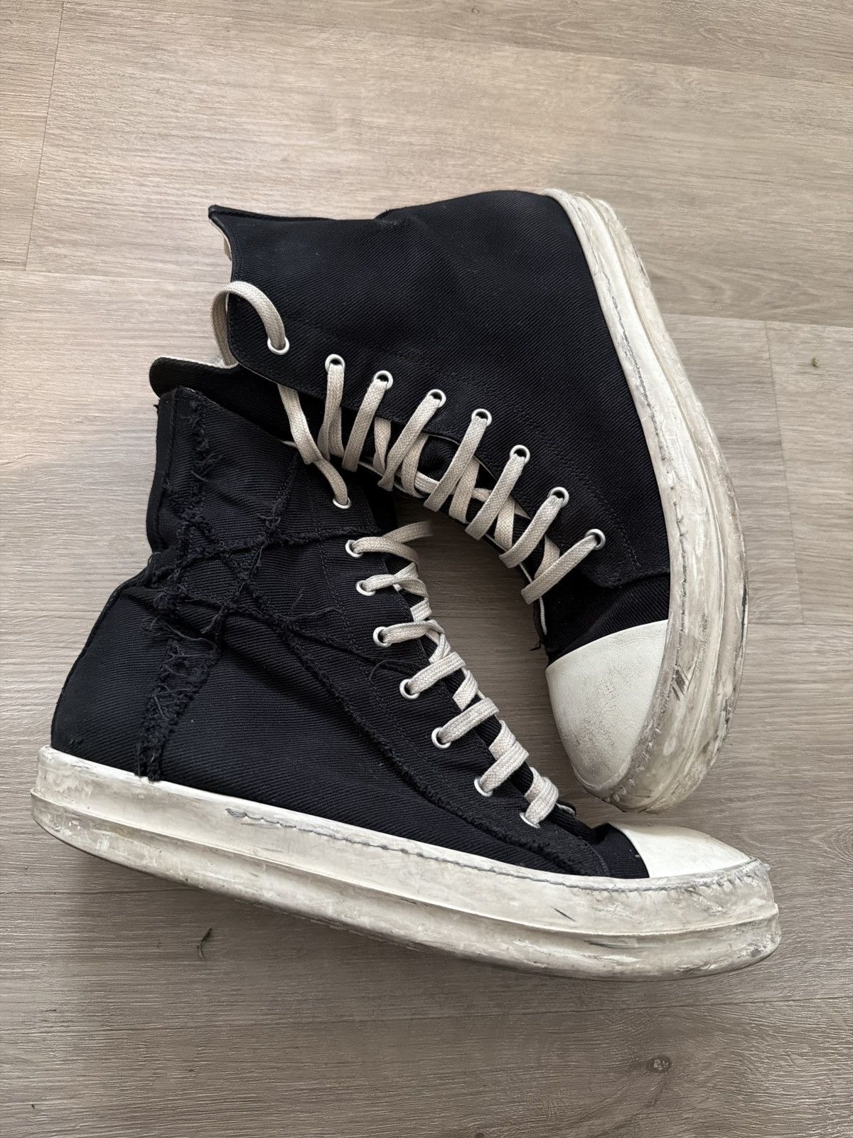 Rick Owens Drkshdw Rick owen DRKSHDW sneakers Size US 11.5 / EU 44-45 - 9 Thumbnail
