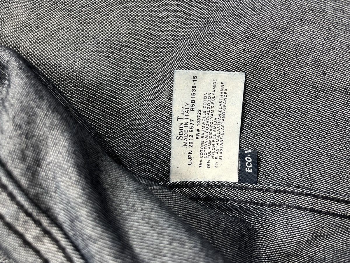 Giorgio Armani Armani Jeans Rare Design Denim Glittered Trucker Jacket Size M / US 6-8 / IT 42-44 - 12 Thumbnail