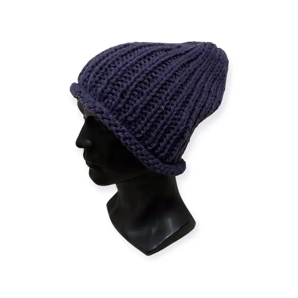 Japanese Brand Japanese Brand Rare Design Crochet Beanie Hat Size ONE SIZE - 1 Thumbnail