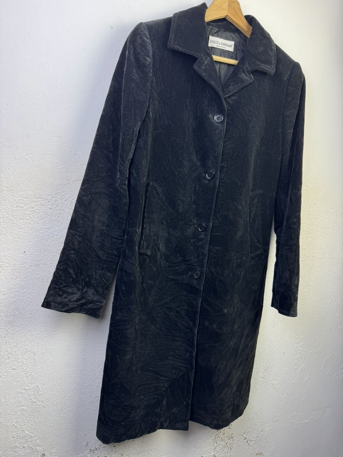 Dolce & Gabbana Dolce & Gabbana Corduroy Long Jacket Size M / US 6-8 / IT 42-44 - 8 Thumbnail