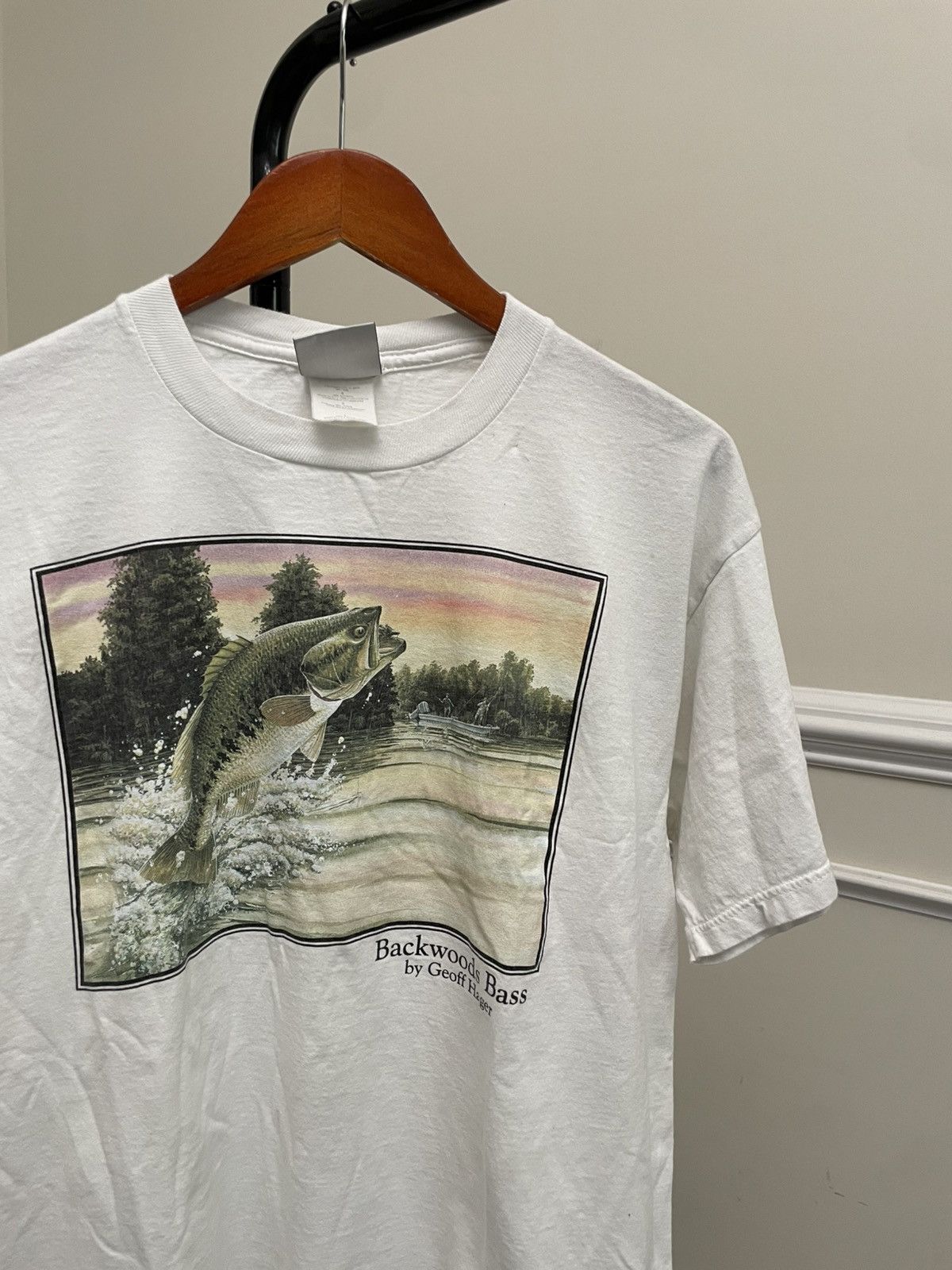 Vintage Vintage Fish Art Graphic Tee Nature Hanes Unsoundrags Size US L / EU 52-54 / 3 - 1 Thumbnail