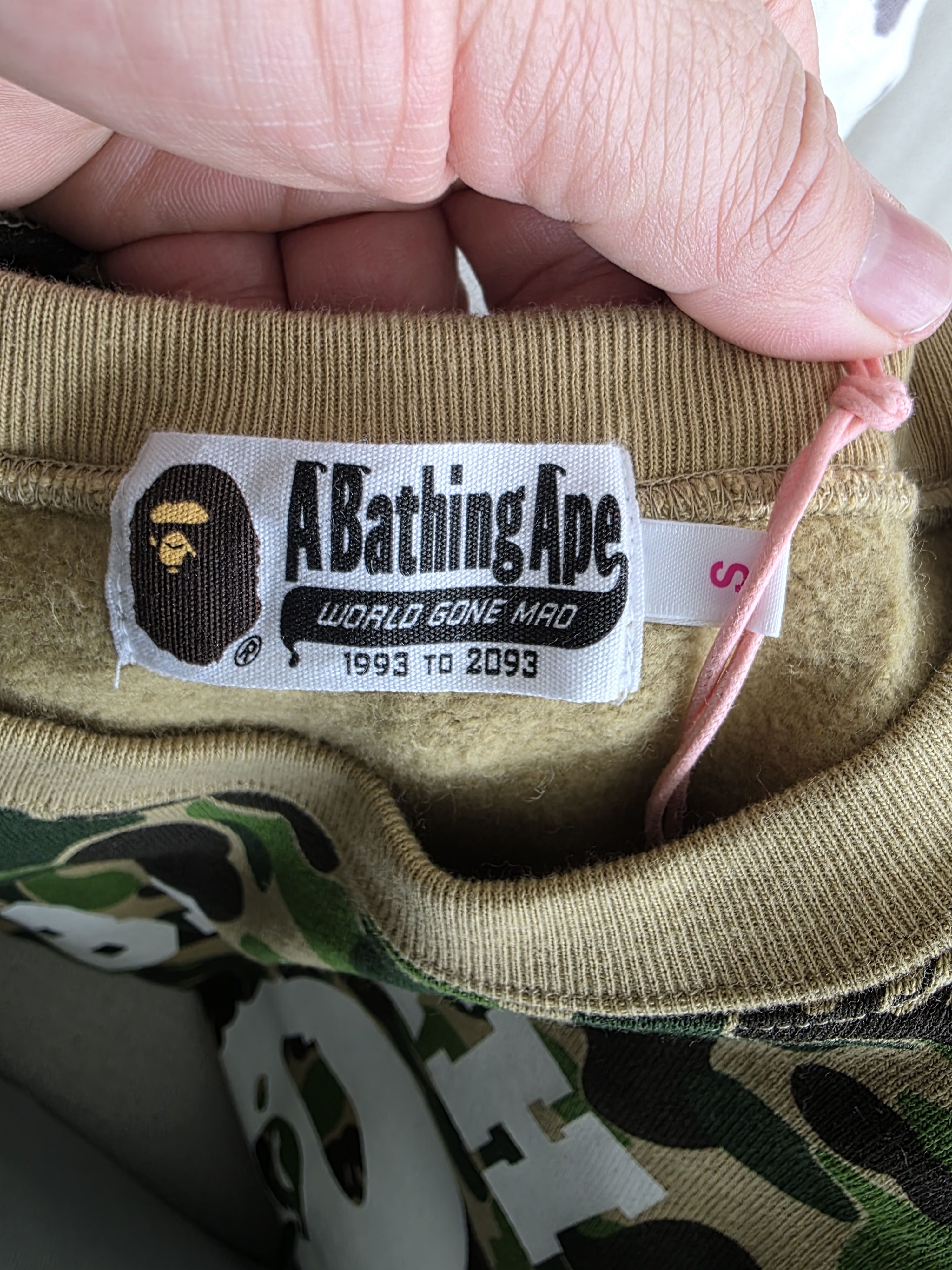 Bape BAPE ABC Camo College Wide Crewneck Size S / US 4 / IT 40 - 2 Thumbnail