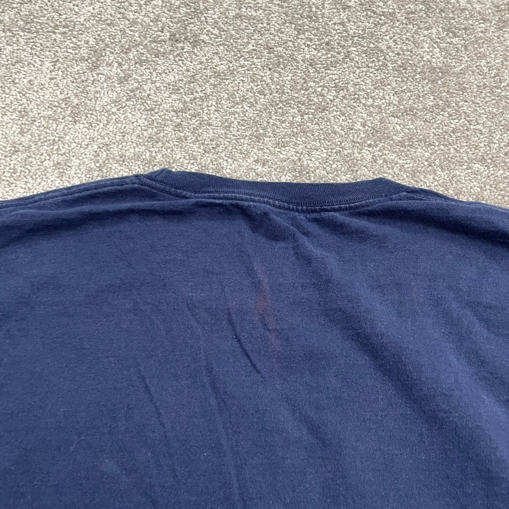 Hanes VINTAGE Hanes TAGLESS Long Sleeve Shirt Men 2XL Navy Blue Crew Neck Logo Auburn University Shirts Mens 2XL Blue Size US XXL / EU 58 / 5 - 5 Thumbnail