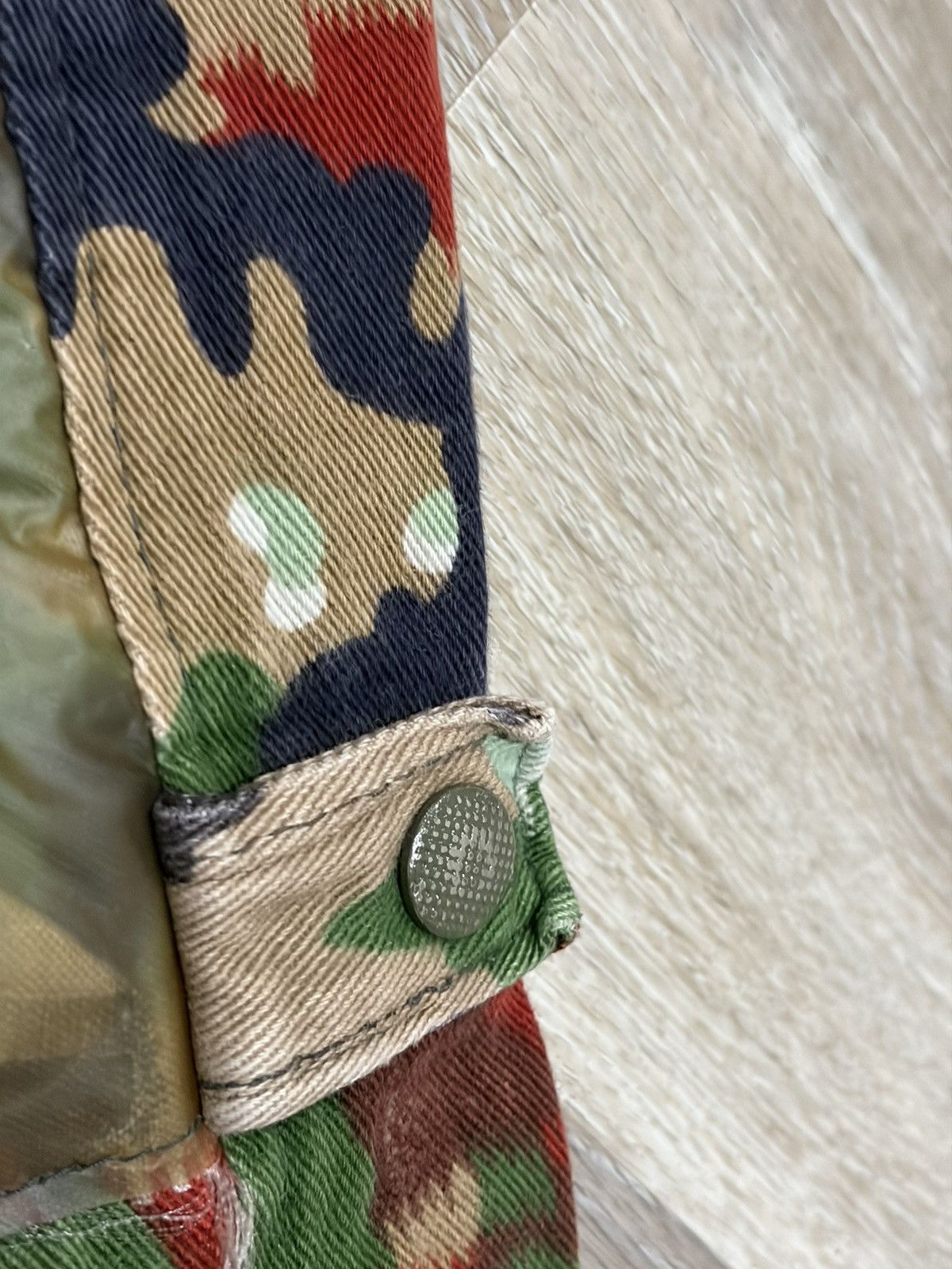 Vintage Vintage Swiss Army Alpenflage Camo Cargo Overalls Size 72/68 Size US 29 - 4 Thumbnail