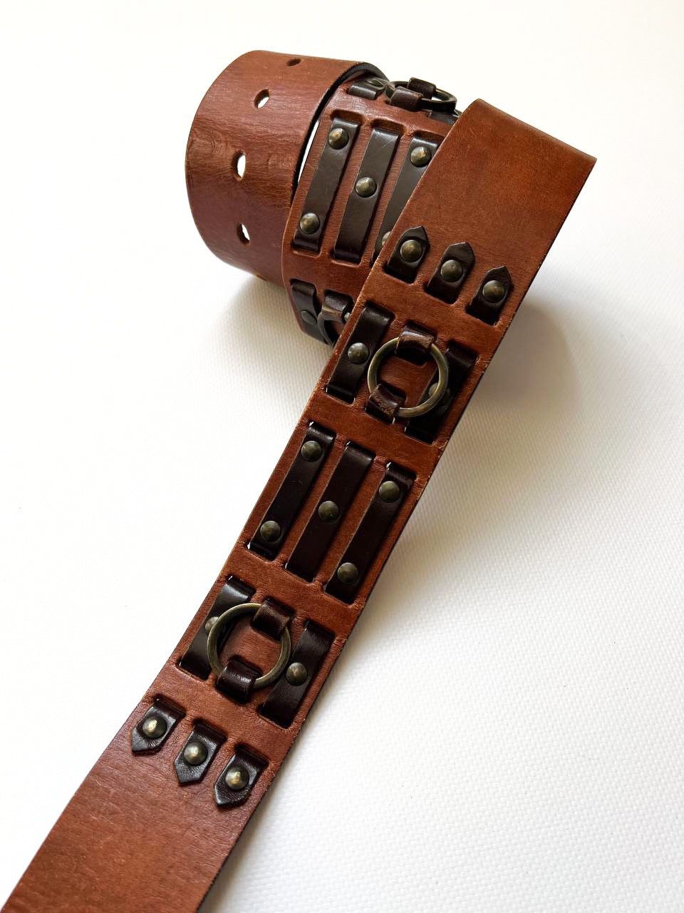 Dolce & Gabbana Dolce Gabbana D&G studded rivets ring leather belt punk Size ONE SIZE - 3 Thumbnail
