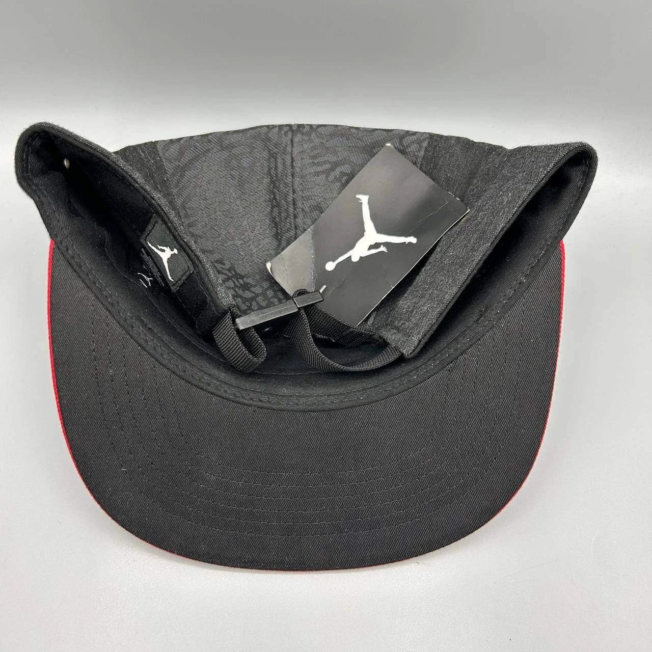 Jordan Brand Air Jordan 5 Panel Hat Cement Elephant Jumpman Strap Back Size ONE SIZE - 8 Thumbnail