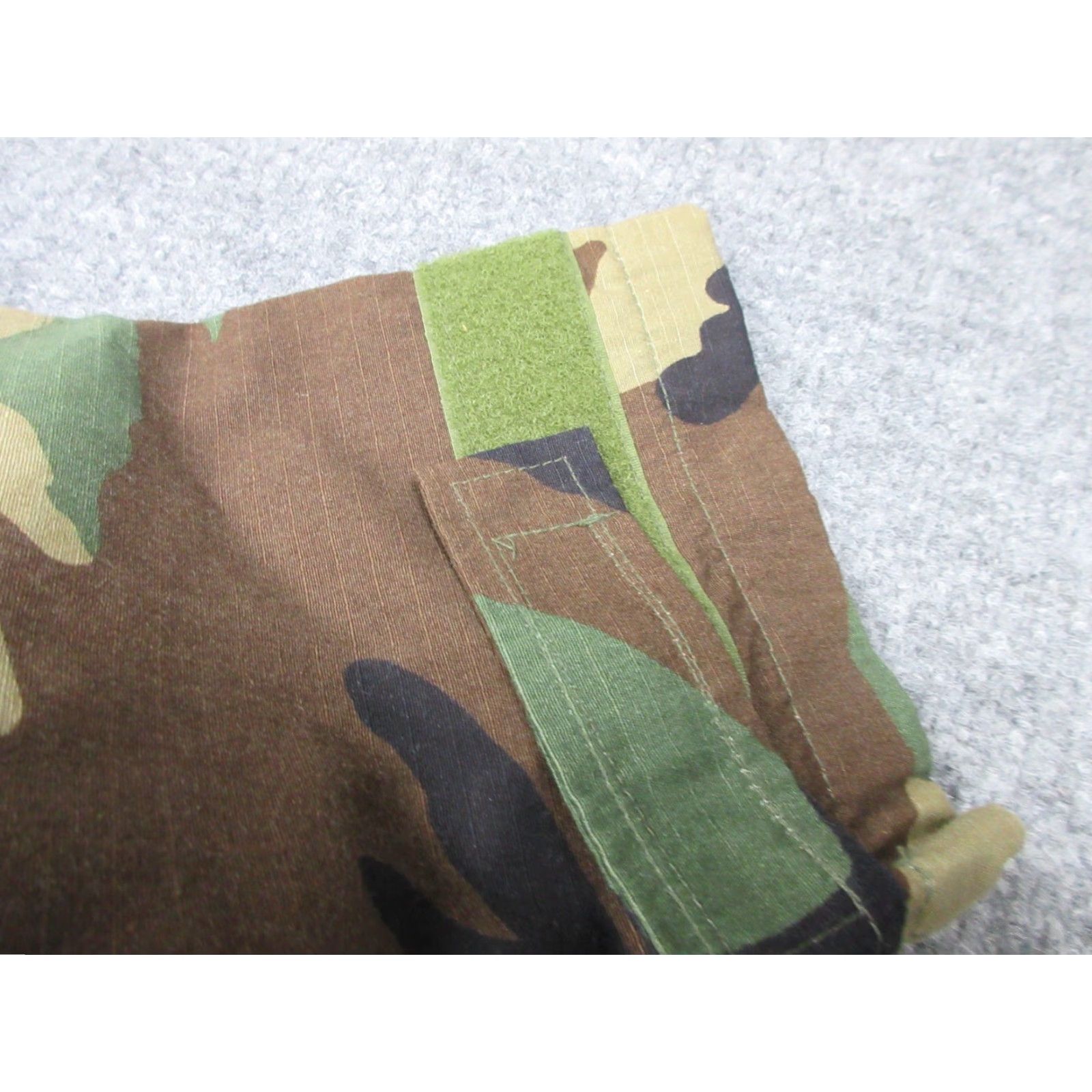 Vintage Military Jacket Green Camouflage Hooded Workwear Coat Size US M / EU 48-50 / 2 - 7 Thumbnail
