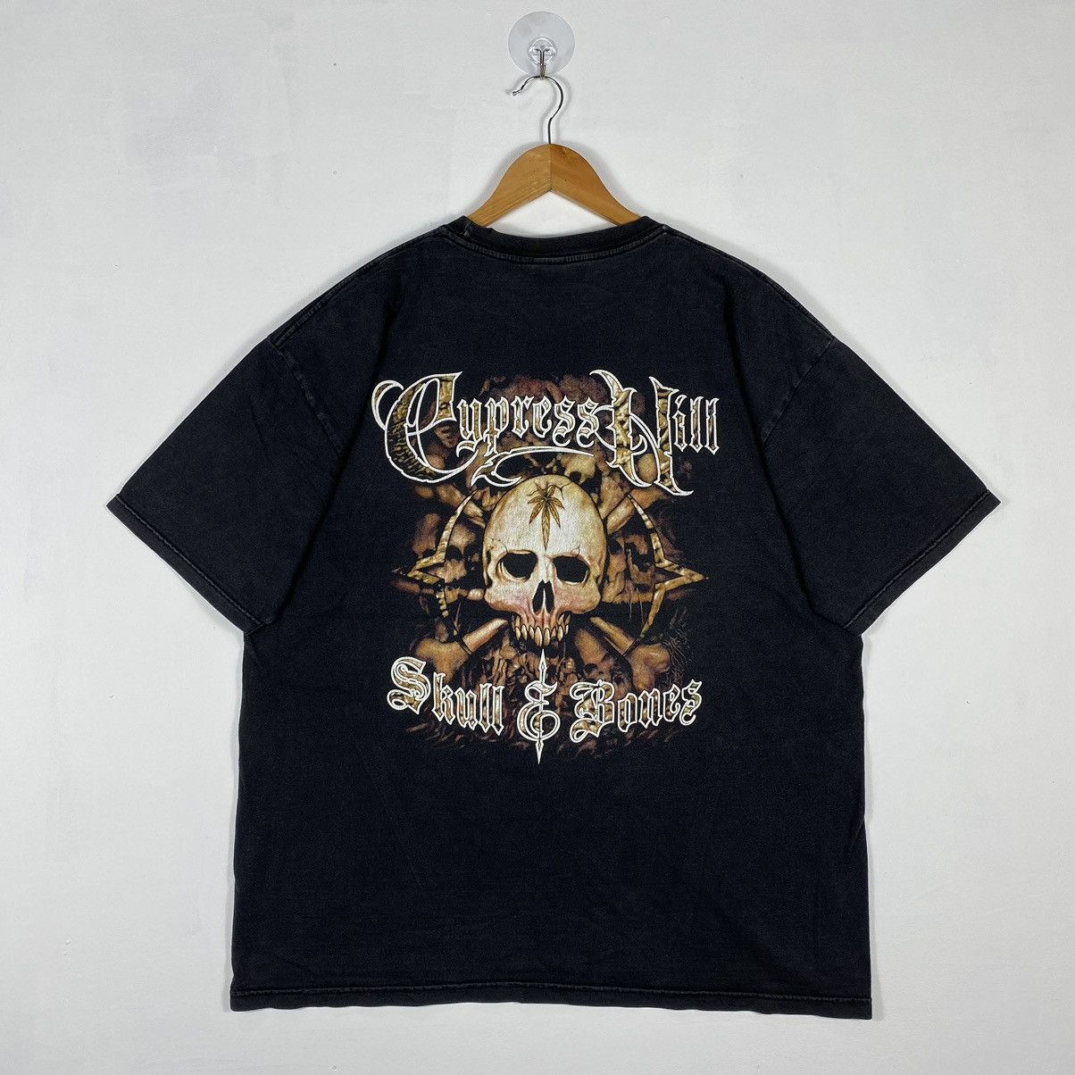 Rap Tees VINTAGE 00's CYPRESS HILL SKULL & BONES TEE Size US XL / EU 56 / 4 - 2 Thumbnail