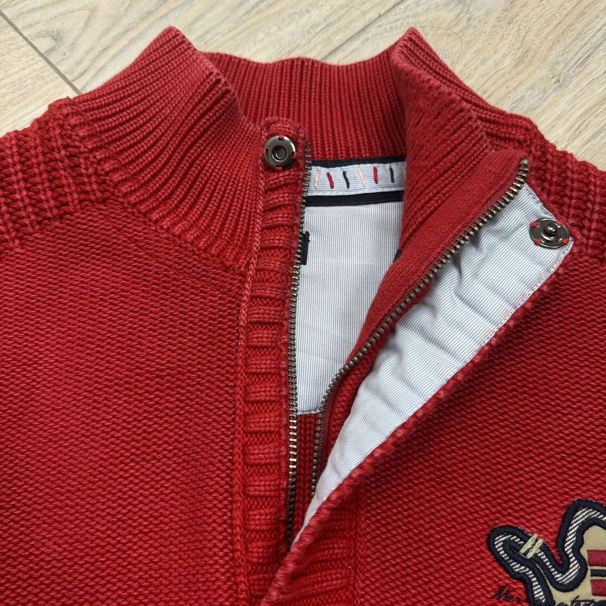Napapijri Vintage Y2K Napapijri Heavyweight Woven Zip-Up Knitwear Size US XL / EU 56 / 4 - 9 Thumbnail