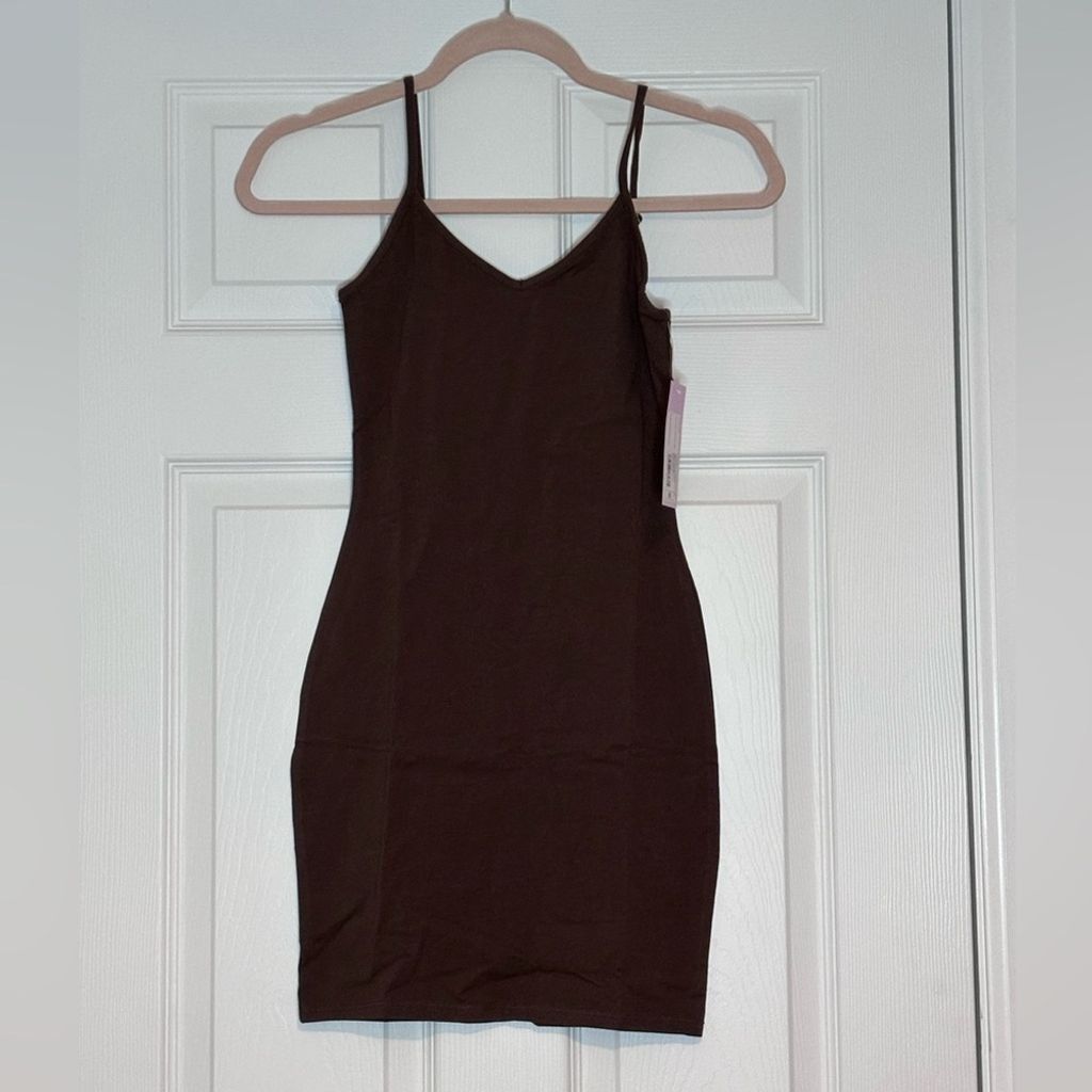 Target Basics Brown tank dress NWT XS Size XS / US 0-2 / IT 36-38 - 1 Preview