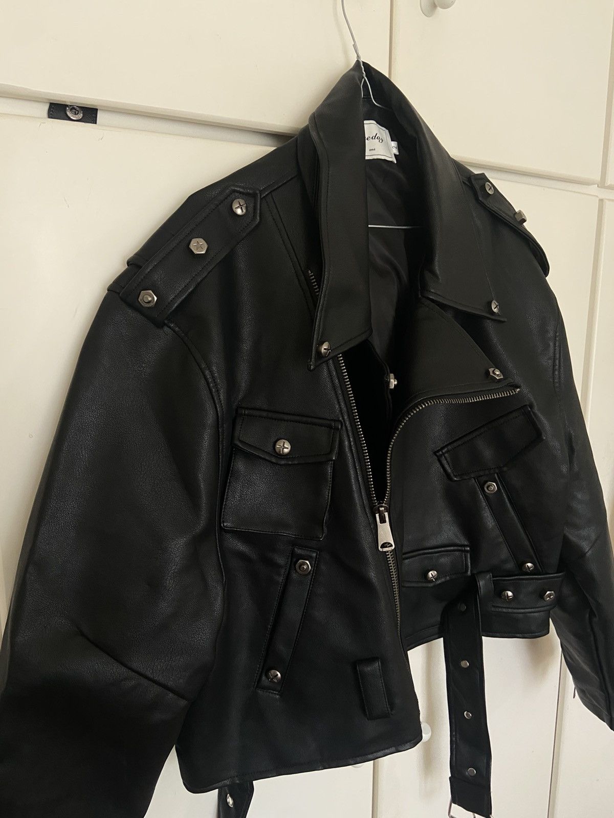 Japanese Brand Korean style Oversized faux leather jacket Size US M / EU 48-50 / 2 - 2 Thumbnail