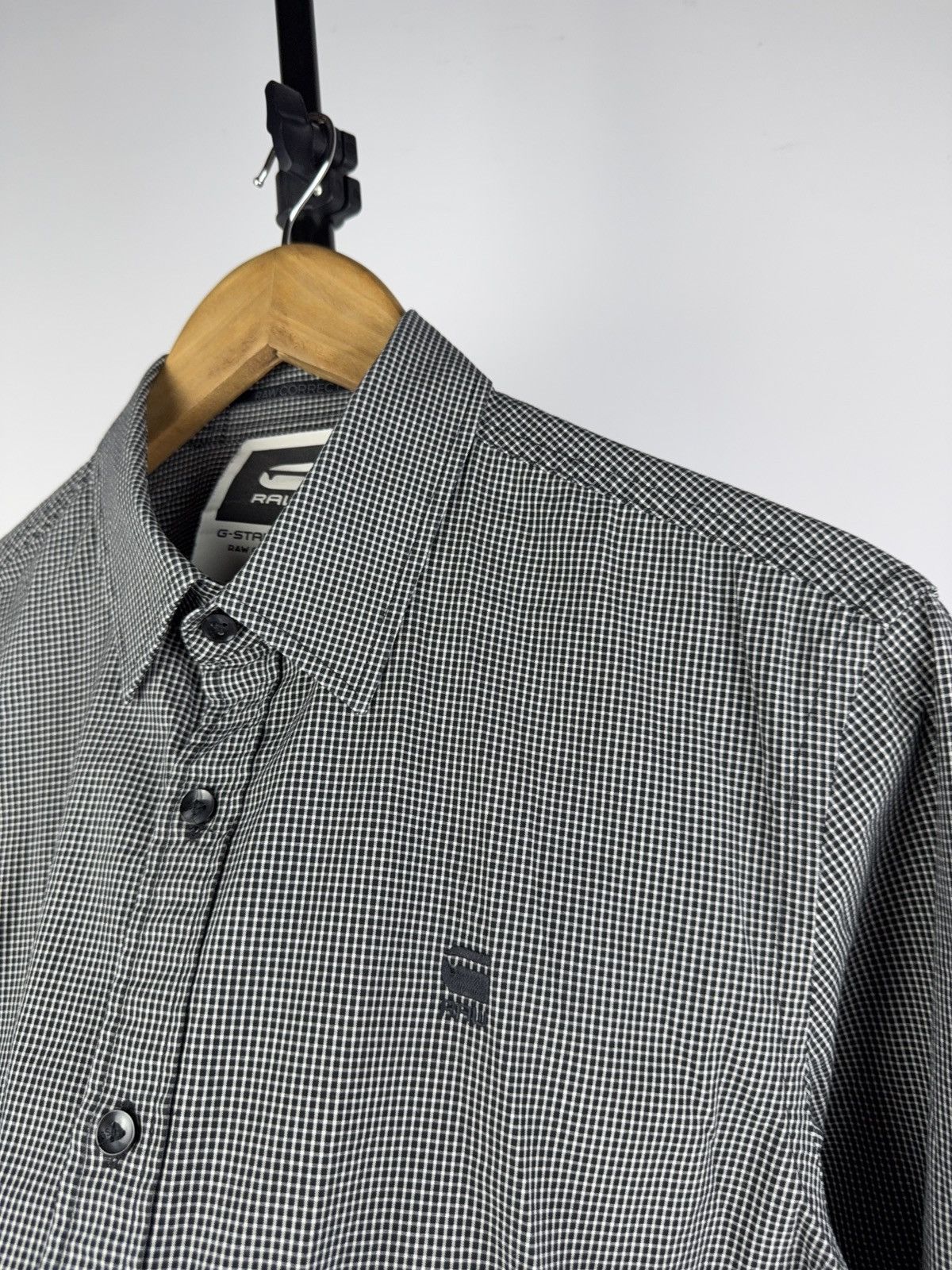 G-Star Vintage 00s Retro Style Y2K G-Star RAW Long sleeve Shirt Size US L / EU 52-54 / 3 - 3 Thumbnail