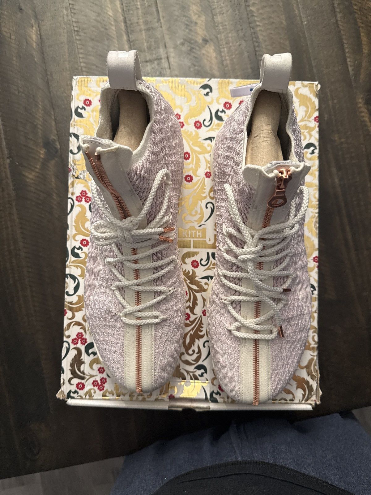 Kith × Nike Super rare Kith x Nike LeBron XV perf rose gold brand new Size US 13 / EU 46 - 4 Thumbnail