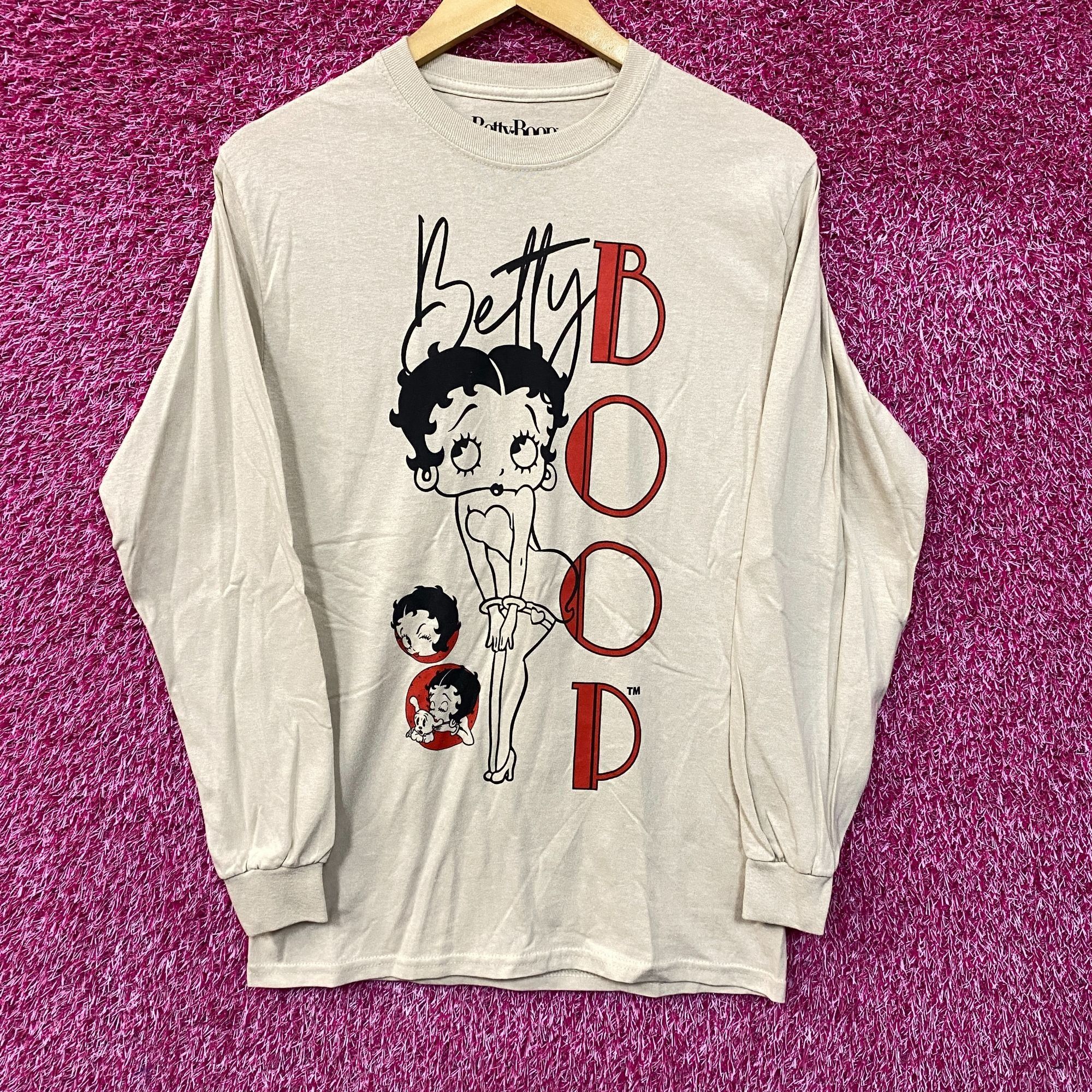 Other Betty Boop Retro Cartoon Long Sleeve T-Shirt Extra Small Size US XS / EU 42 / 0 - 1 Thumbnail