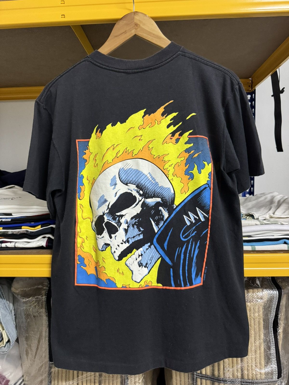 Marvel Comics Vintage 90s Ghost Rider Character Size US M / EU 48-50 / 2 - 2 Thumbnail