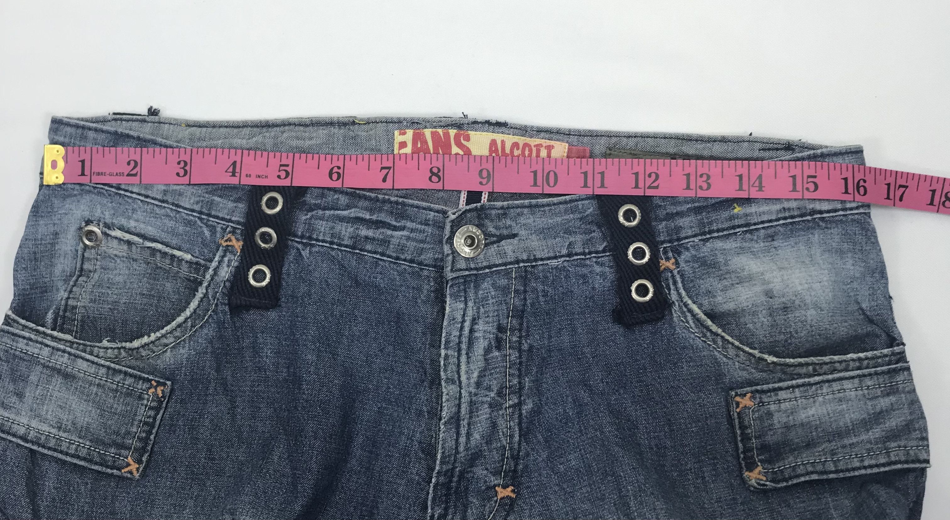 Japanese Brand Vintage Japanese Alcott Multi Pocket Cargo Baggy Jeans Size US 32 / EU 48 - 19 Thumbnail