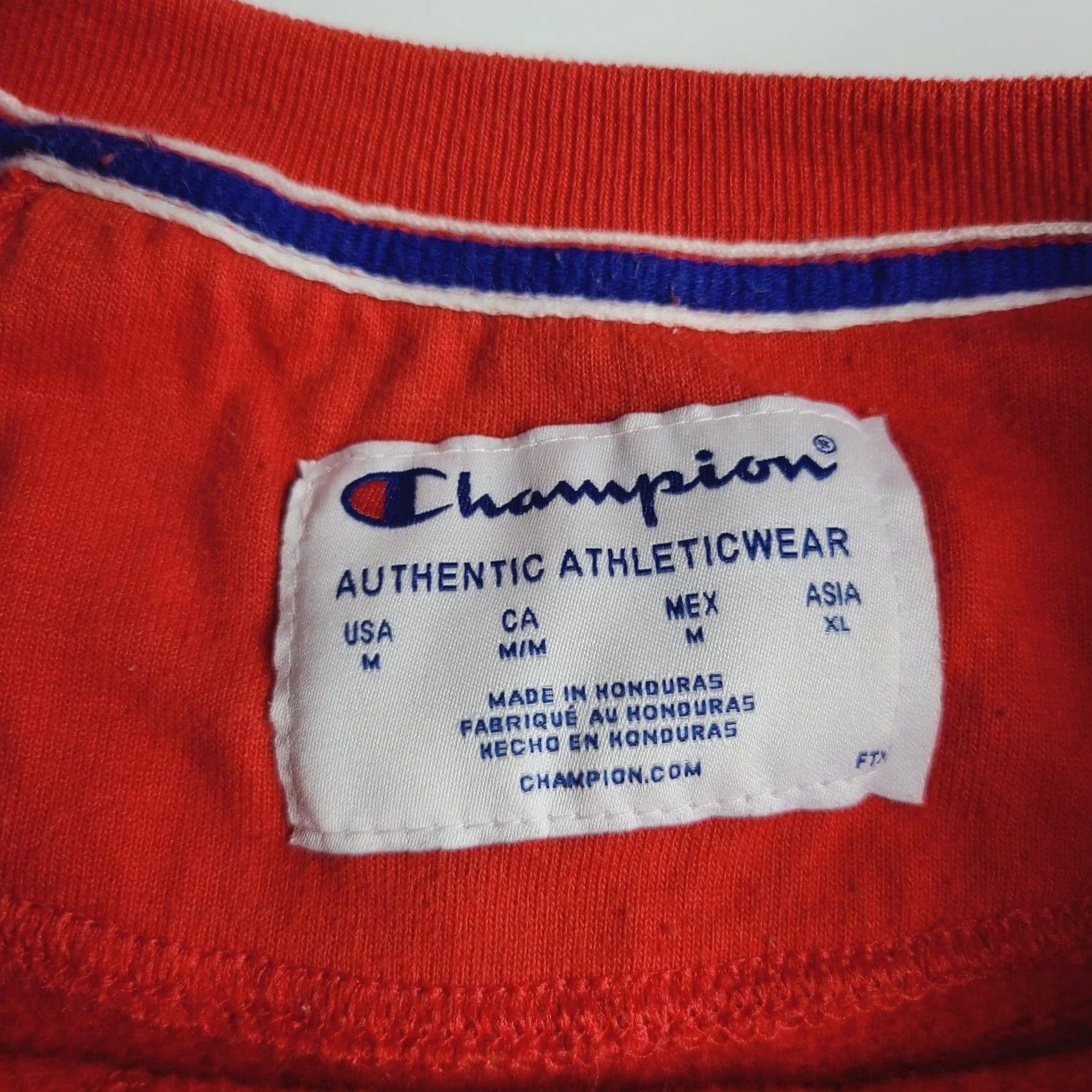 Champion Champion Athleticwear Pullover Sweatshirt Red Medium Lightweight Gym Sport Men Size US M / EU 48-50 / 2 - 3 Thumbnail