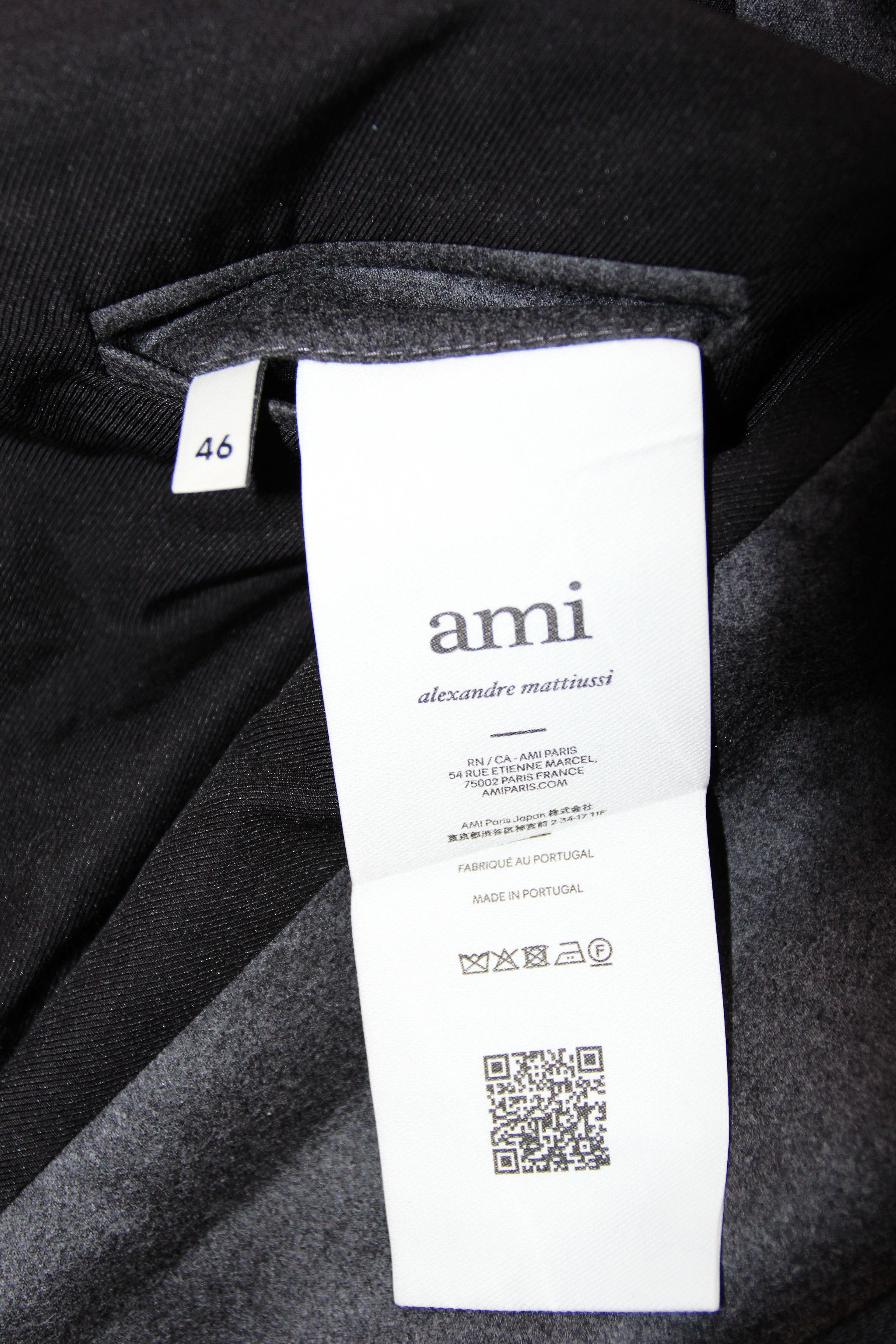 AMI BNWT AW25 AMI DOUBLE BREASTED VIRGIN WOOL BLAZER JACKET 46 Size US S / EU 44-46 / 1 - 9 Thumbnail
