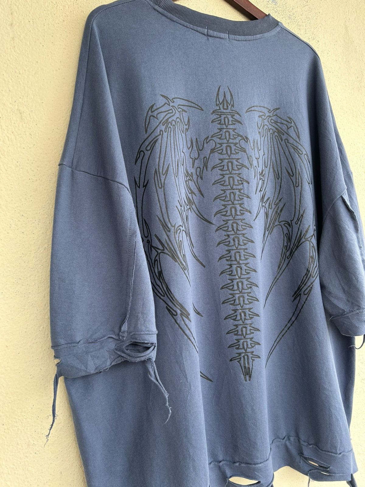 Japanese Brand Volcan & Aphrodite Art Distressed Oversized Sweatshirt Size US L / EU 52-54 / 3 - 10 Thumbnail