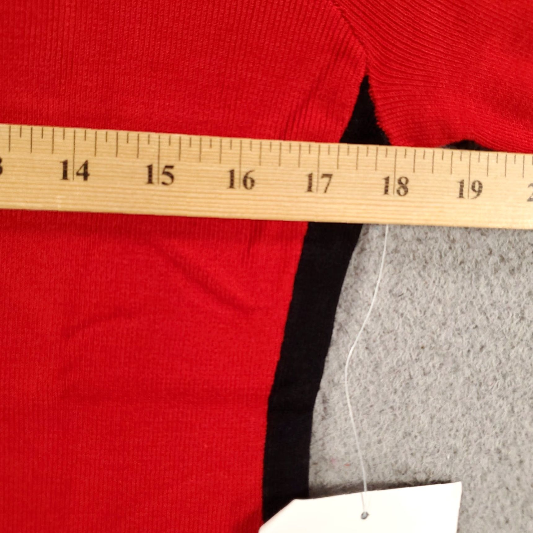 Vintage ASHRO Womens Skirt and Top Set Size Small Red Knit Pullover Career Outfit Size S / US 4 / IT 40 - 4 Thumbnail