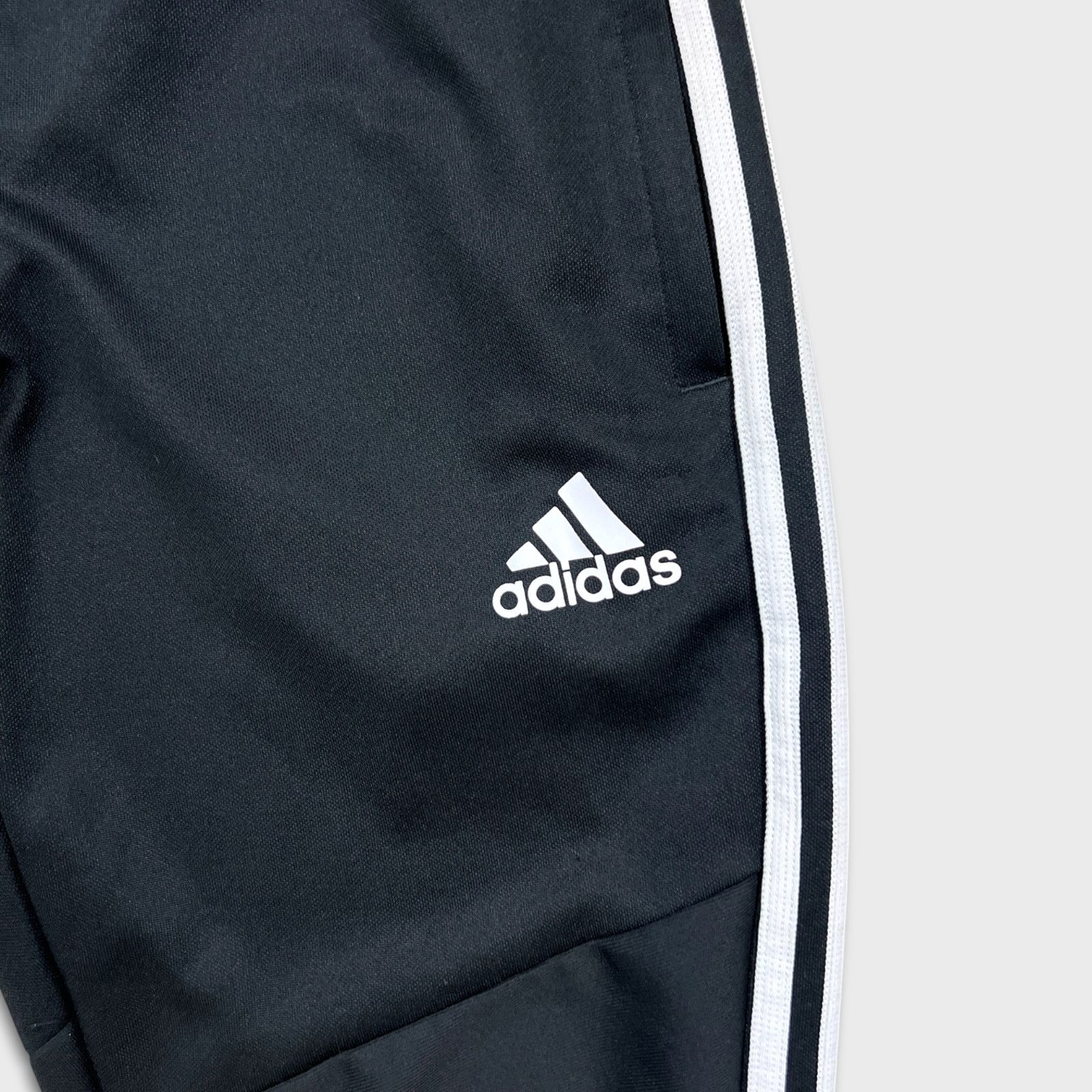 Adidas × Vintage Adidas Track Pants Small Essentials Stripe Training Athletic Size US 26 / EU 42 - 3 Thumbnail