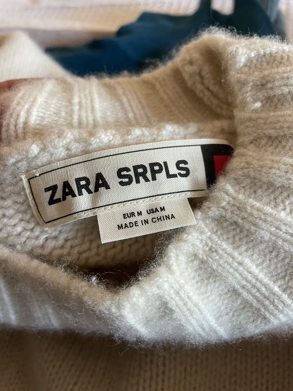 Zara Bone Multi-Ply Cashmere Sweater Size US M / EU 48-50 / 2 - 3 Thumbnail