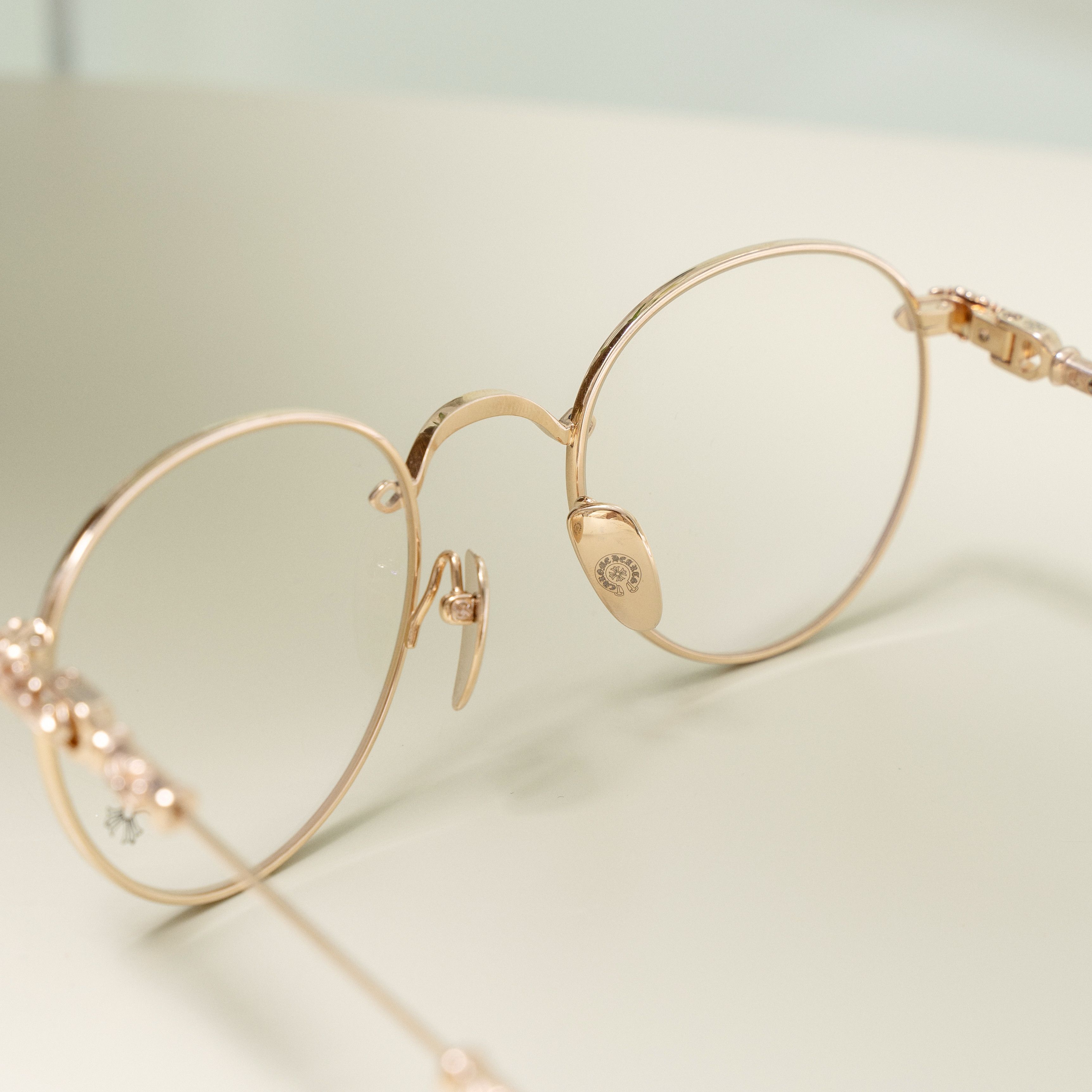 Chrome Hearts CHROME HEARTS Bubba Gold Glasses Size ONE SIZE - 10 Thumbnail