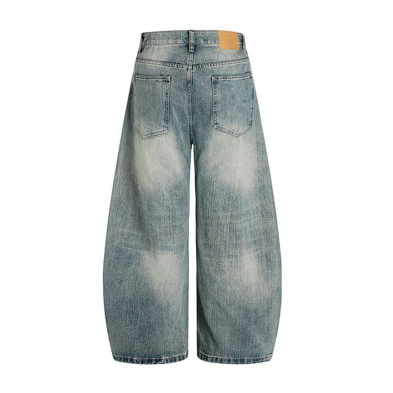 Vintage American retro washed cleanfit curved jeans Size US 34 / EU 50 - 2 Thumbnail