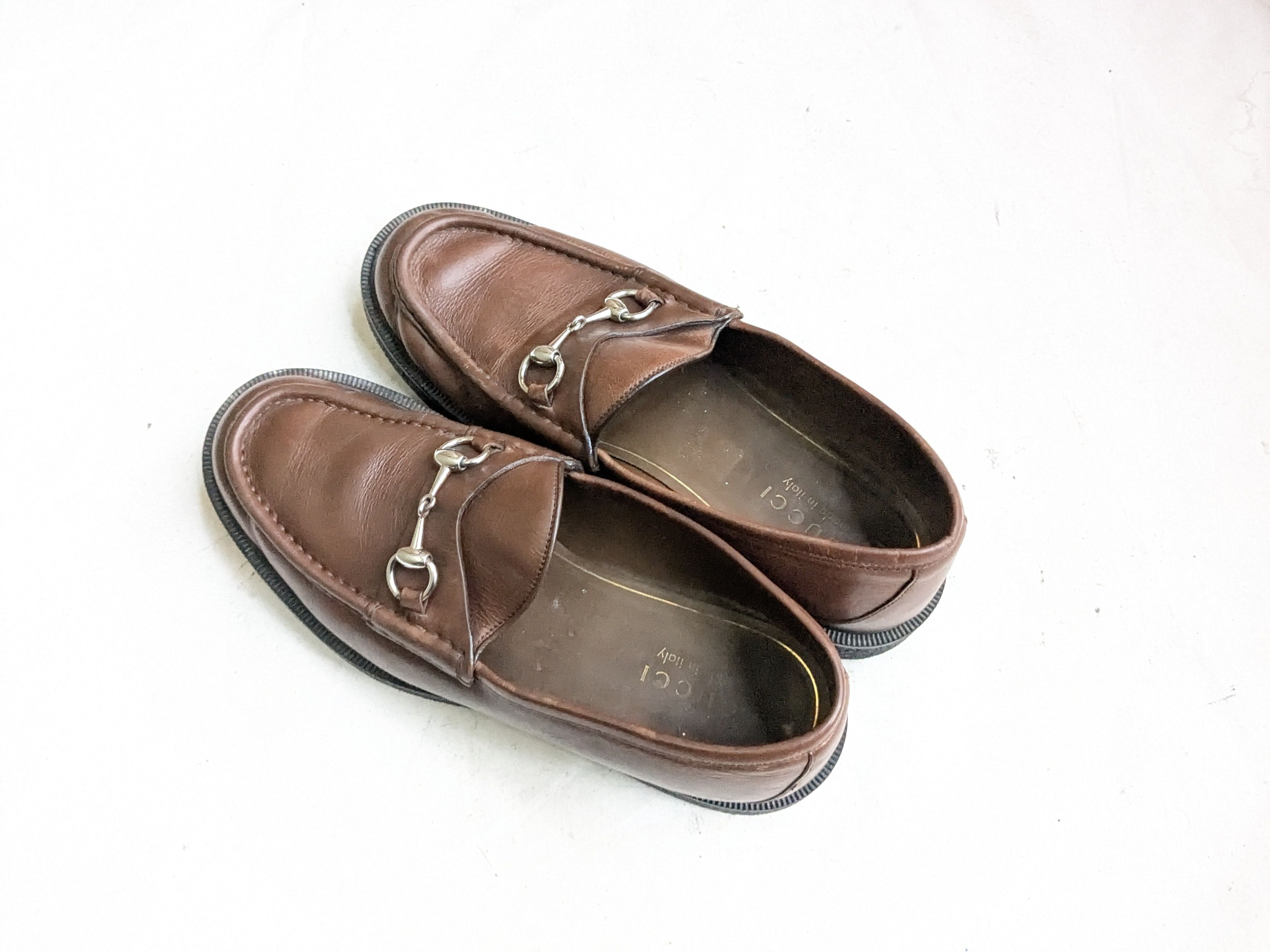 Gucci Gucci Horsebit Driving Loafers Brown Leather 10 Buckle Size US 10 / EU 43 - 10 Thumbnail
