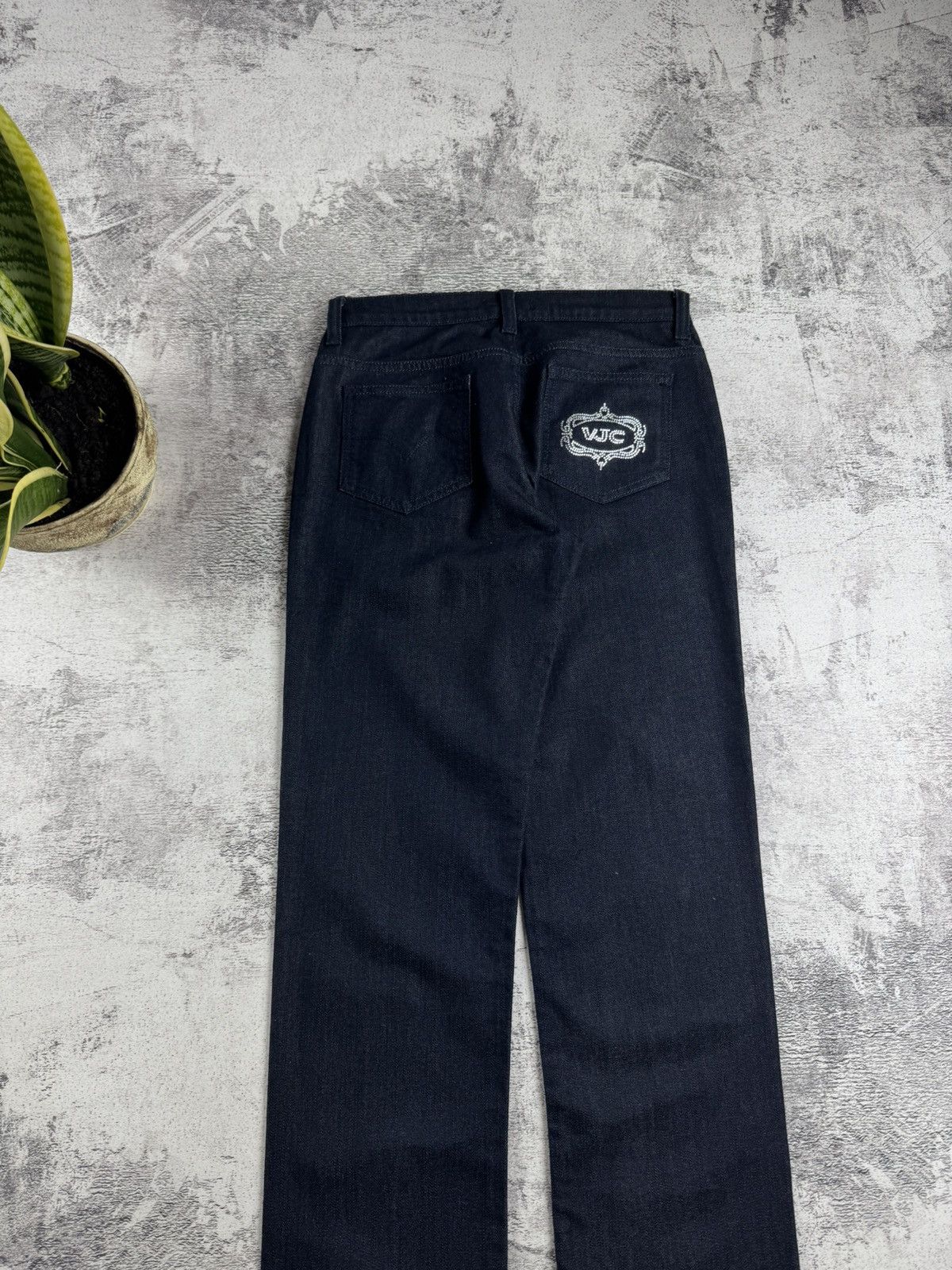 Versace Jeans Couture Versace Couture VJC Y2K Skinny Straight Denim Jeans Trousers Size 30" / US 8 / IT 44 - 5 Thumbnail