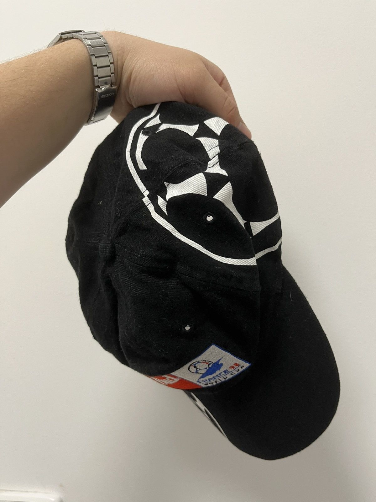 Budweiser Vintage Budweiser Cap France 98 World Cup Football Hat 90s Size ONE SIZE - 3 Thumbnail