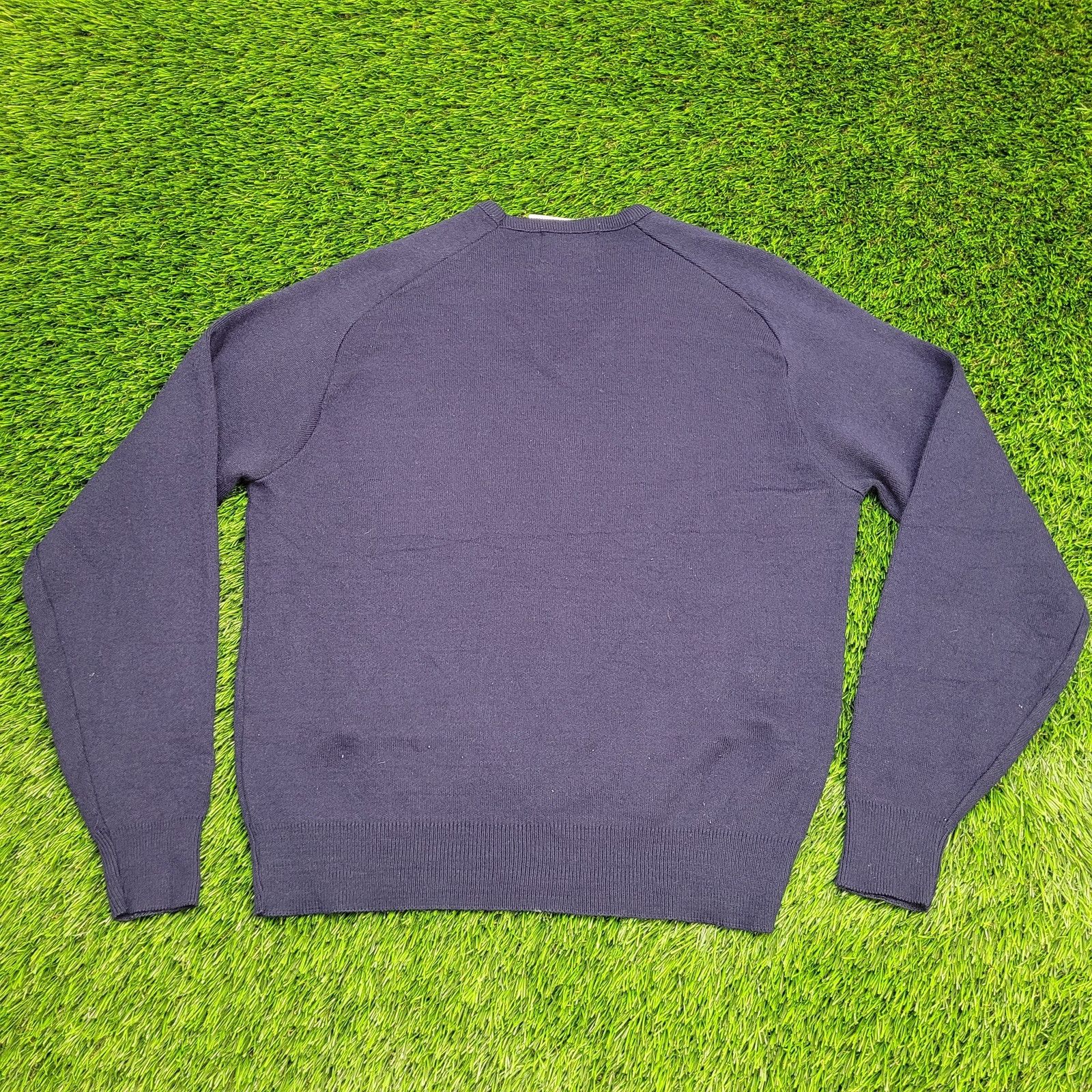 Champion Vintage 80s Champion Sweater M/L 20x25 Navy-Blue Castle USA Size US L / EU 52-54 / 3 - 2 Thumbnail
