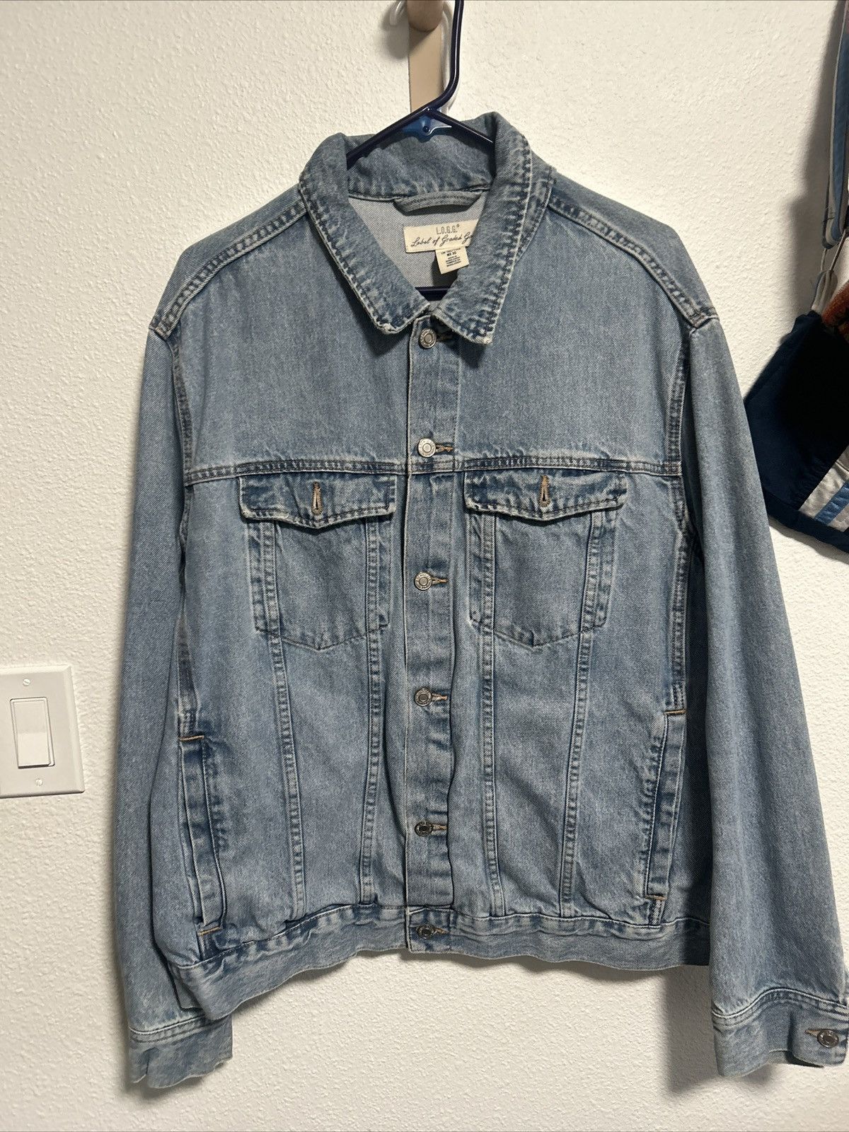 L.O.G.G. Light Blue LOGG Denim Jacket Size Xl Jean Jacket Size US XL / EU 56 / 4 - 1 Thumbnail