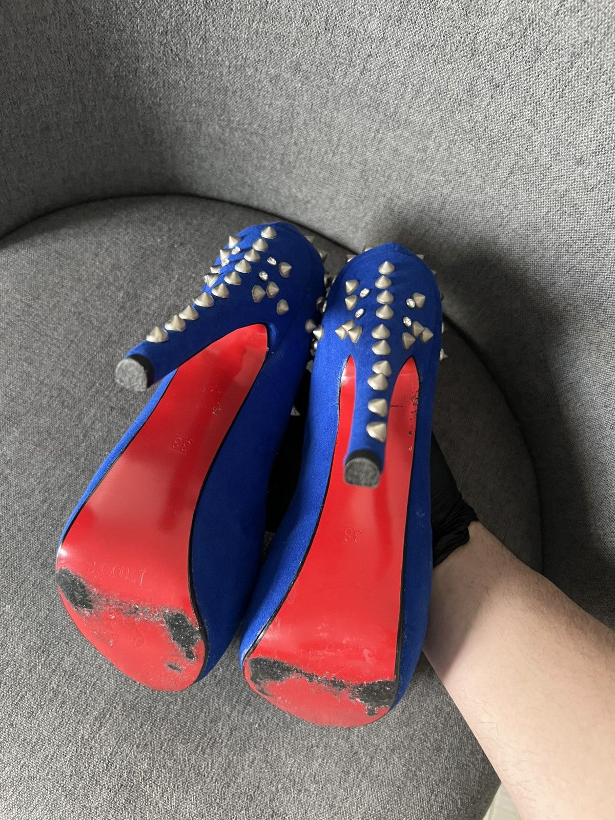 Christian Louboutin Christian Louboutin High Heels Red Sole Luxury Designe Pumps Size US 8 / IT 38 - 14 Thumbnail