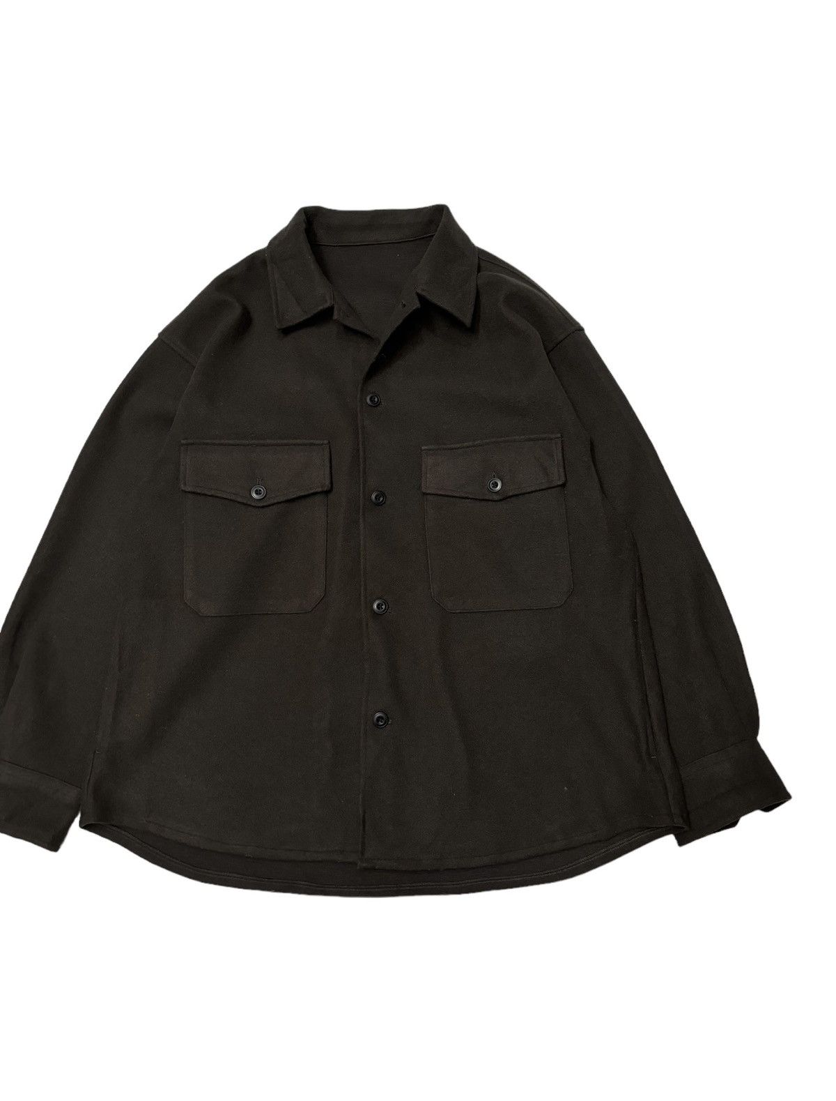 GU × Undercover 🐎 GU BOXY OVERSHIRT BUTTON COLLAR SHIRT Size US XL / EU 56 / 4 - 4 Thumbnail