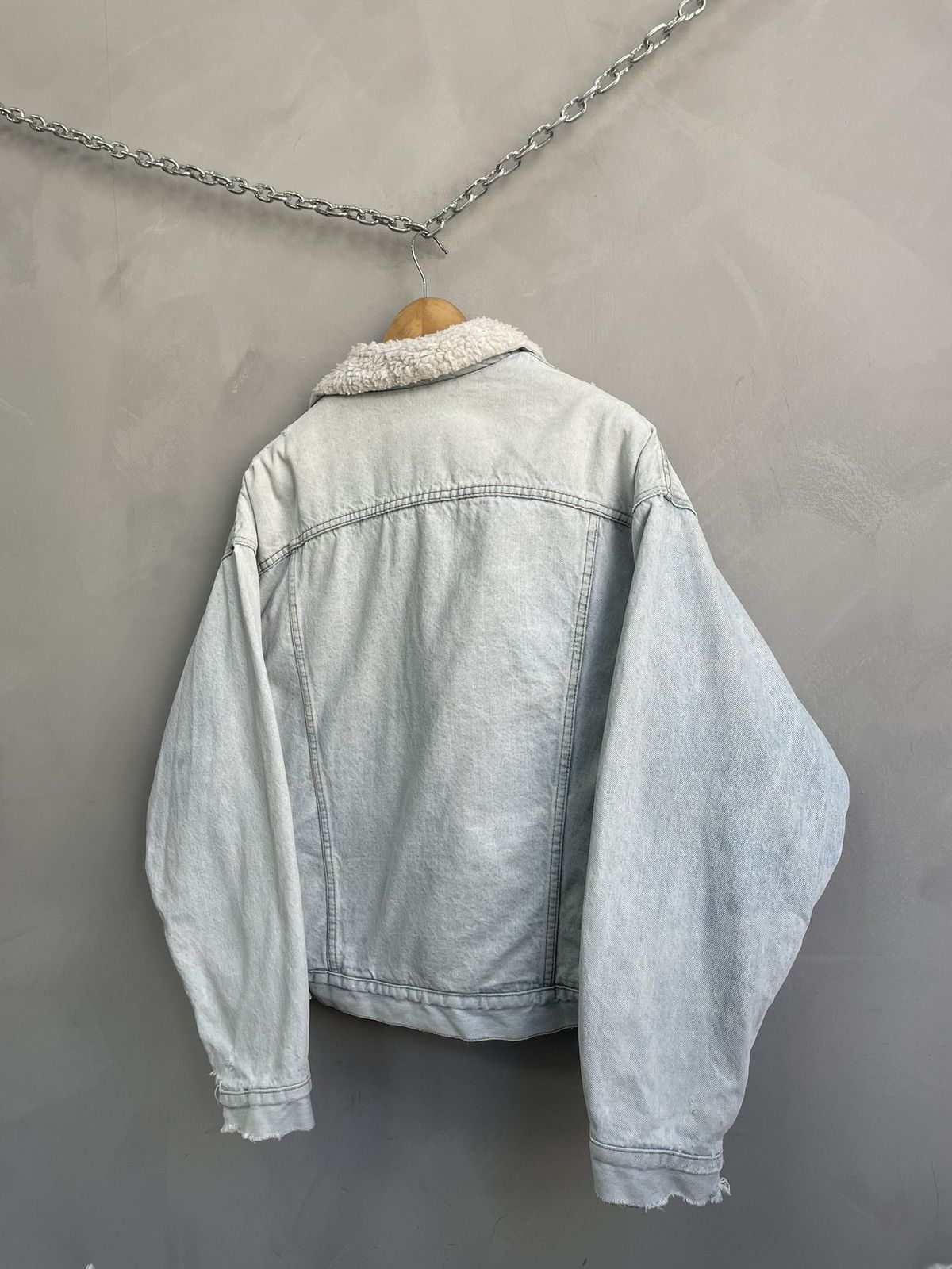 Levi's Sherpa 80s Levi’s made in USA faded Kanye west style jacket Size US L / EU 52-54 / 3 - 13 Thumbnail